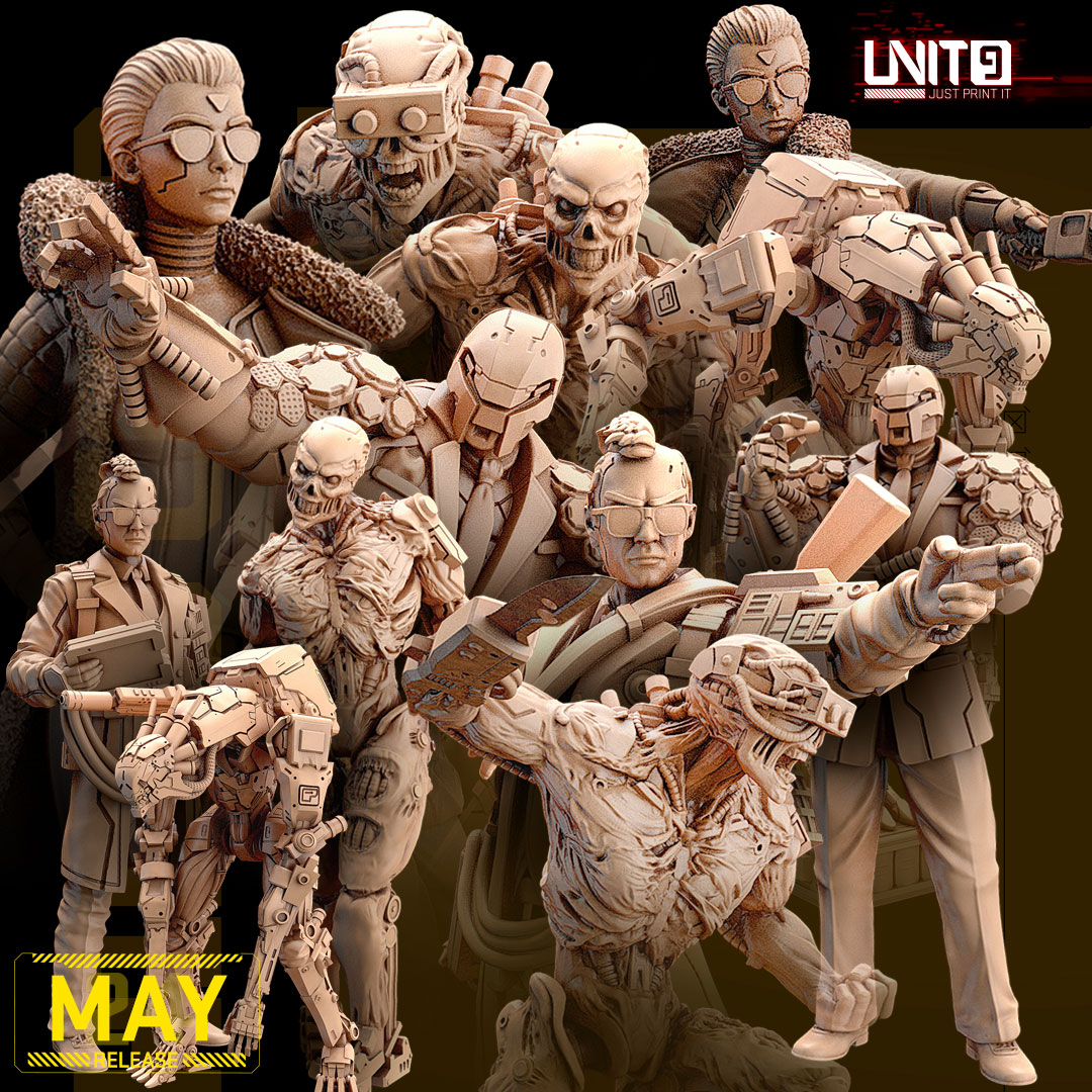 Cyberpunk models BUNDLE - Micromachine Corp. experiments - (May24 release)