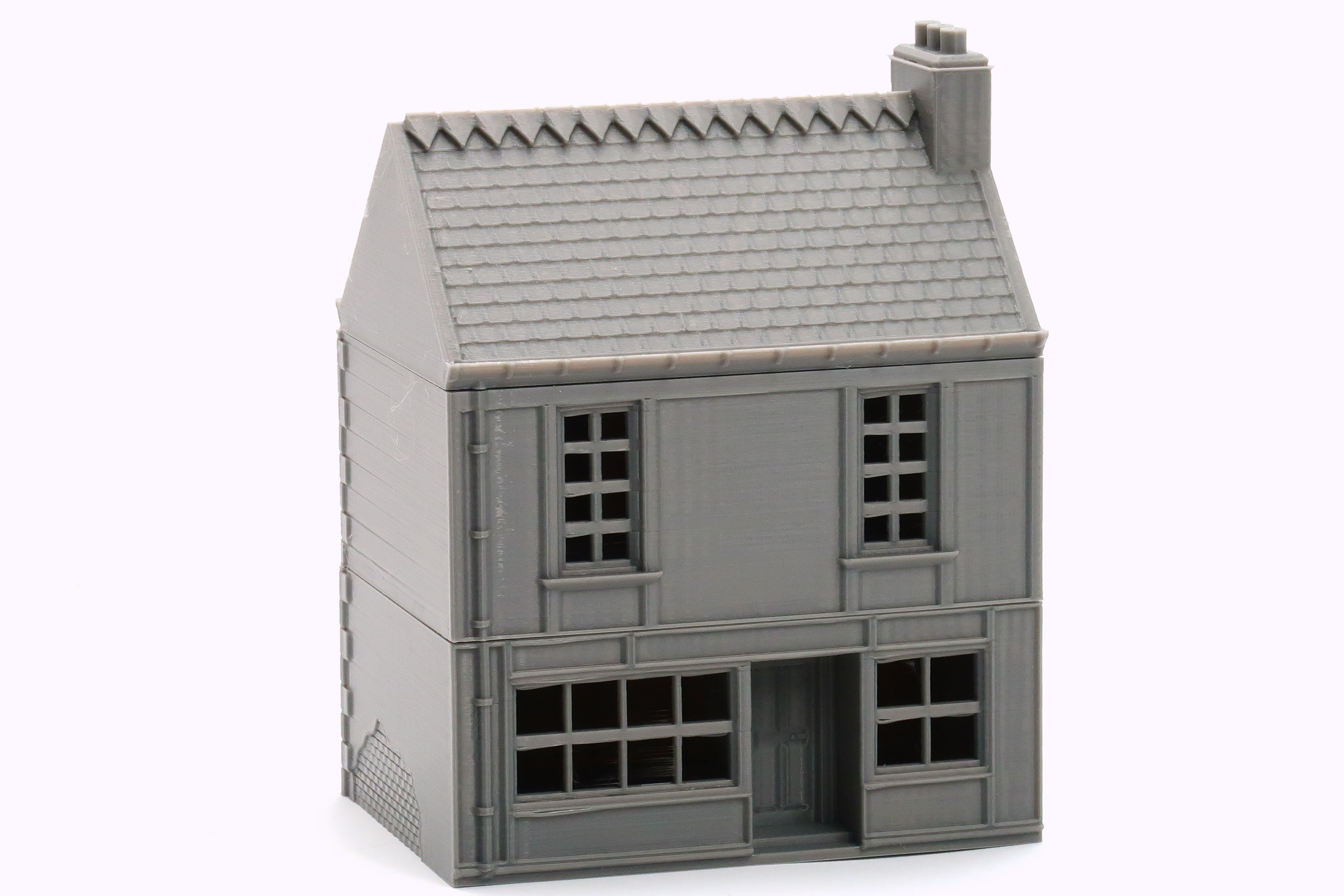 Normandy Commercial Row House T1 Wargaming Terrain