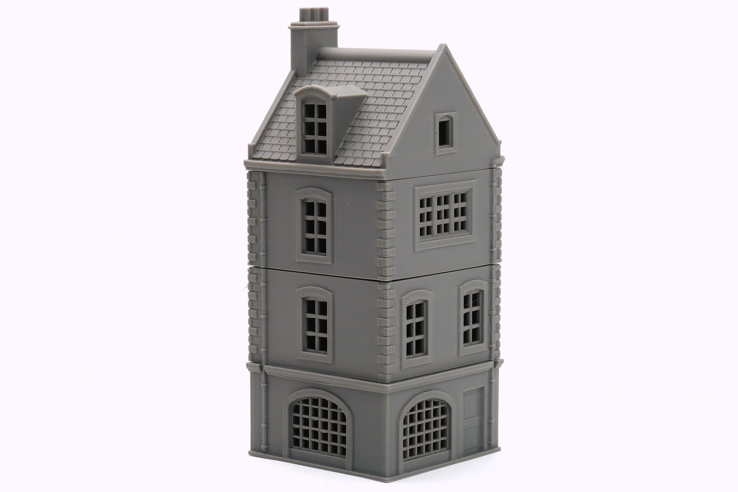 Normandy Commercial Row House T3 Wargaming Terrain