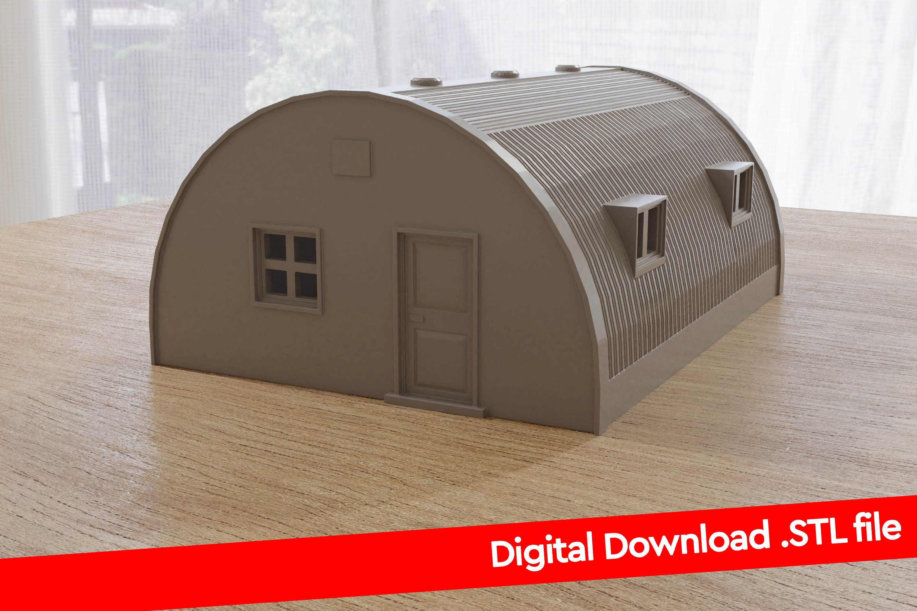 Soviet Military Outpost - Quonset Hut Barrack - Zona Alfa Wargaming Terrain