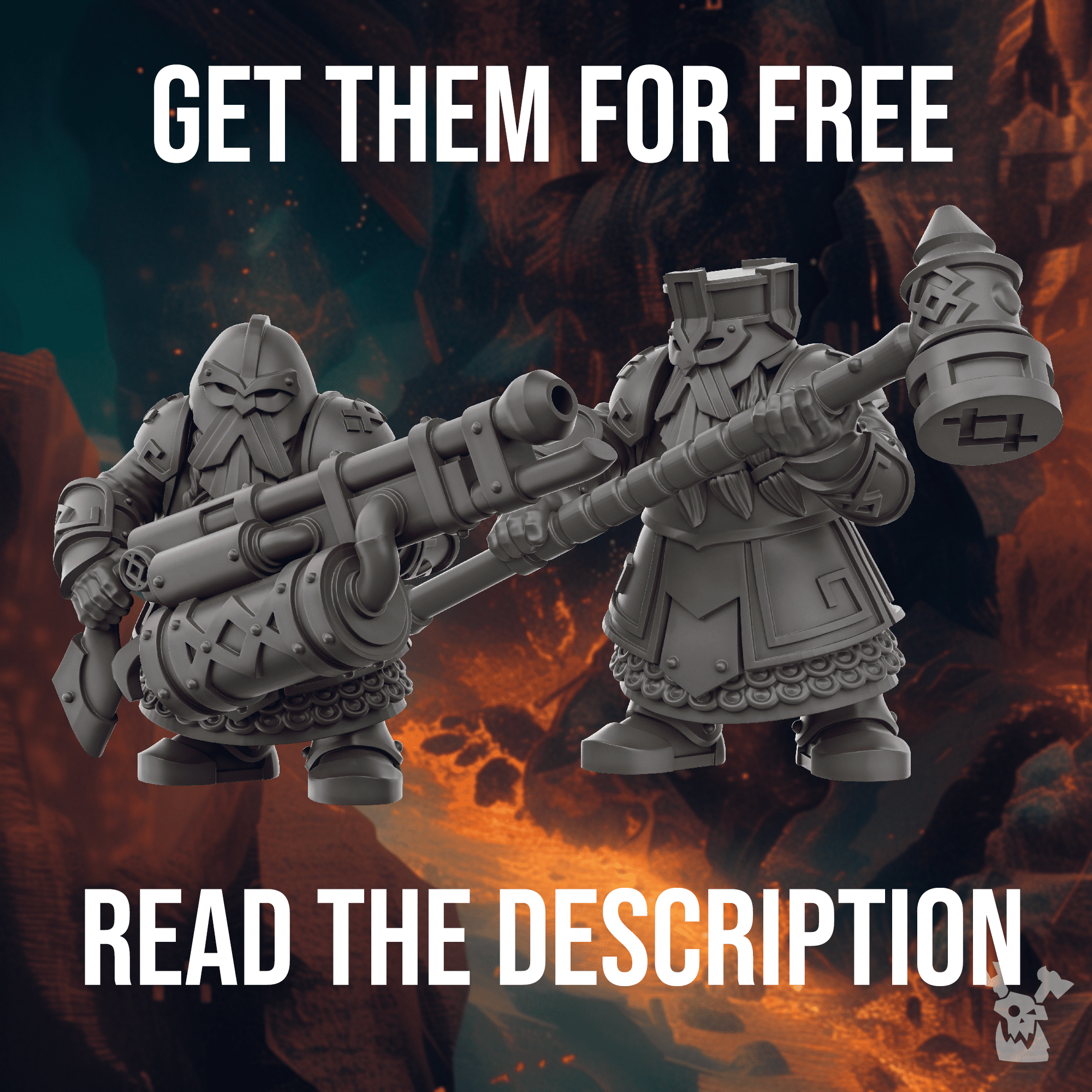Grimworld: Battle for Underholme Promo Models (Steelhill Dwarfs)