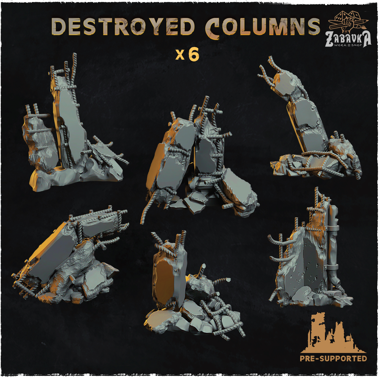 Destroyed columns - Basing Bits 2.0