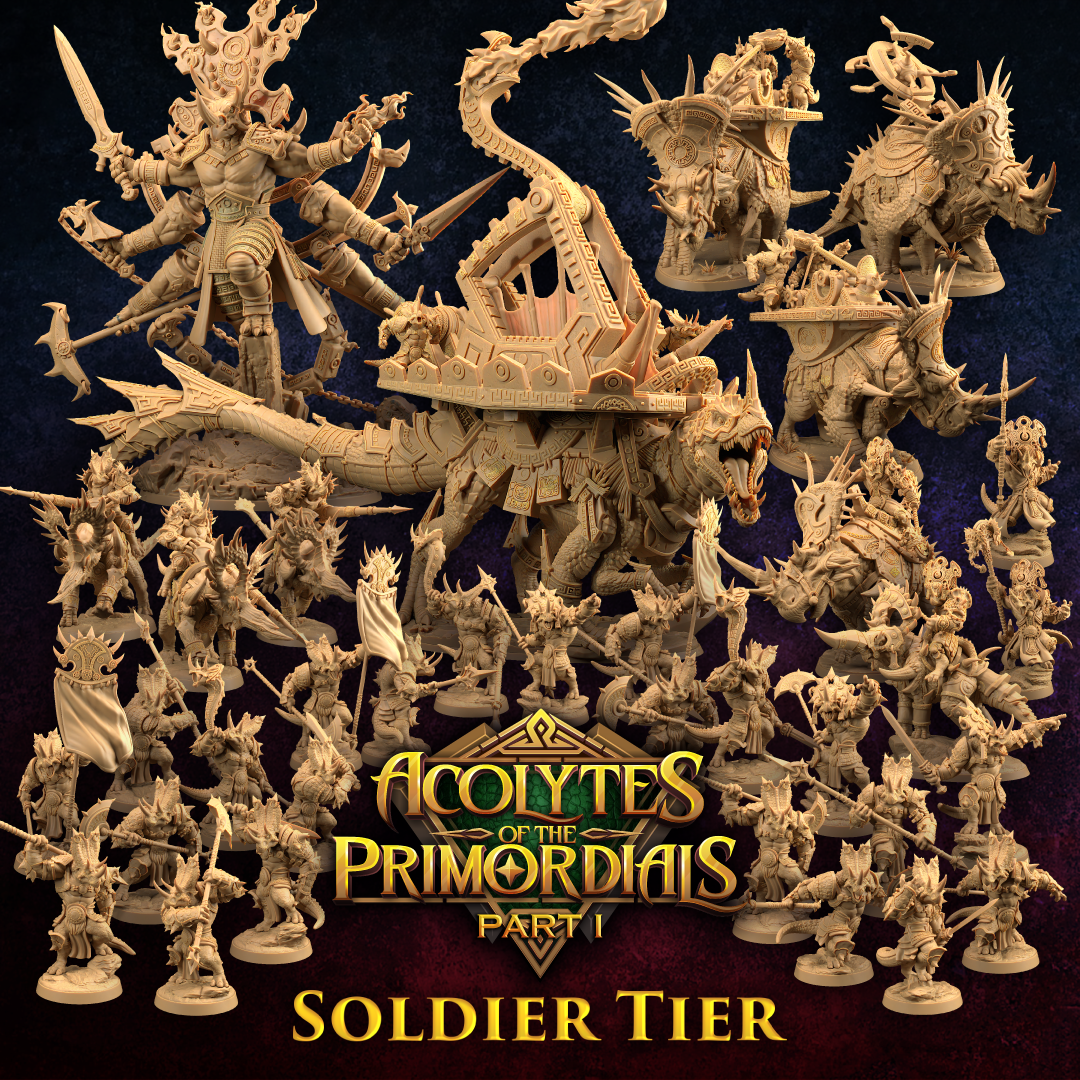 Acolytes of The Primordials Pt. 1 Army | Soldier Tier | PRESUPPORTED