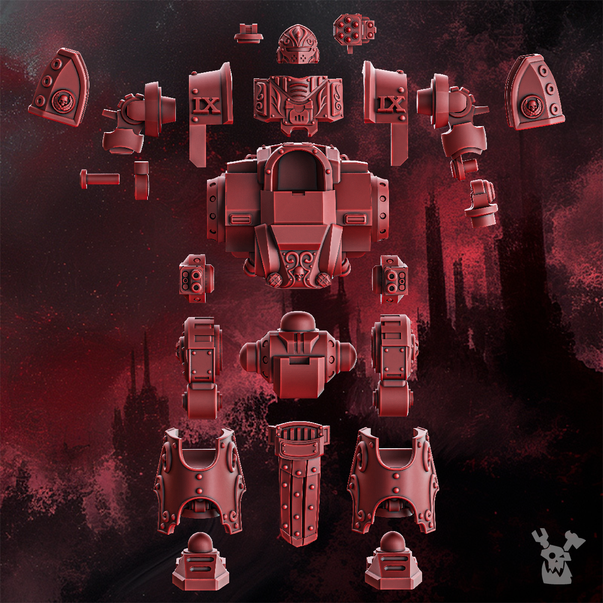 Crimson Wings Heavy Walker