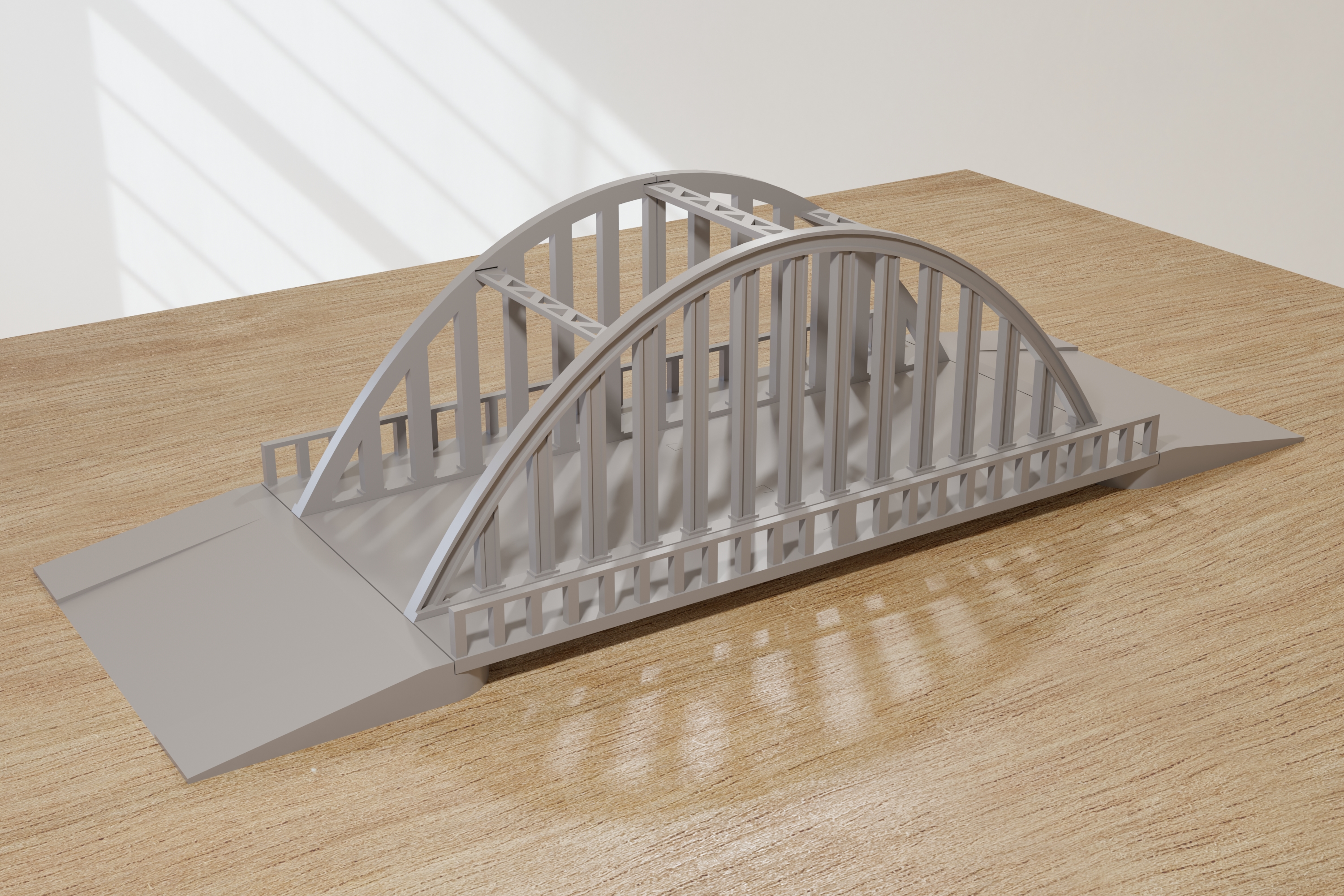 Steel Arch Bridge - Tabletop Wagaming Terrain