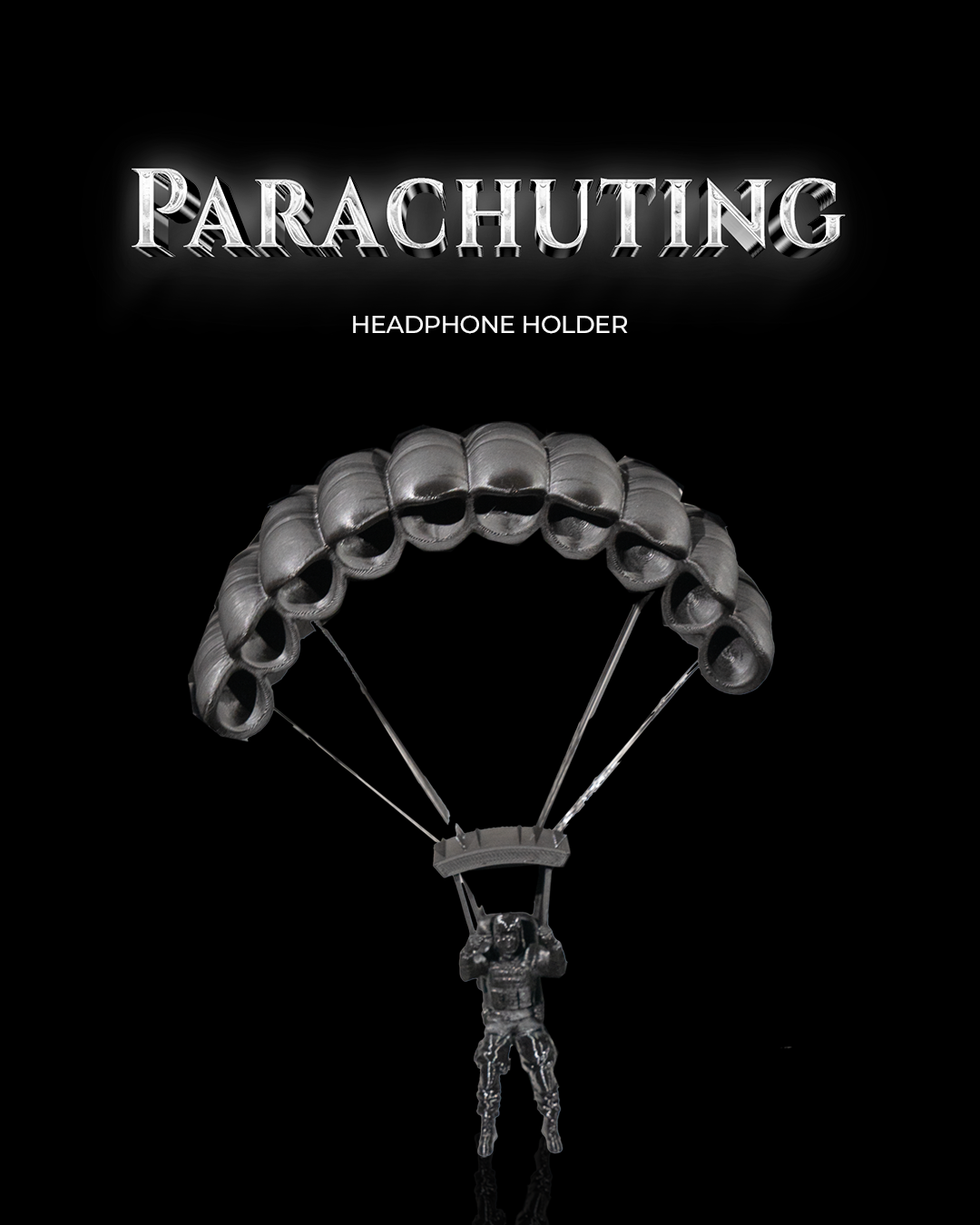 Parachuting Headphone Holder