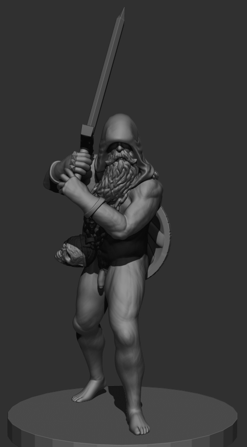 DARYL THE LOYAL - 28MM/32MM SCALE MINIATURE