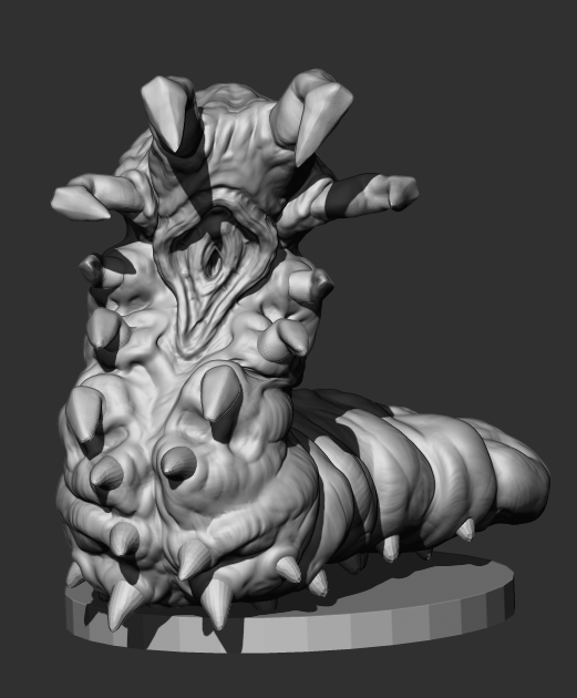 LUMPISH CORPSE GRUB - 28MM/32MM SCALE MINIATURE