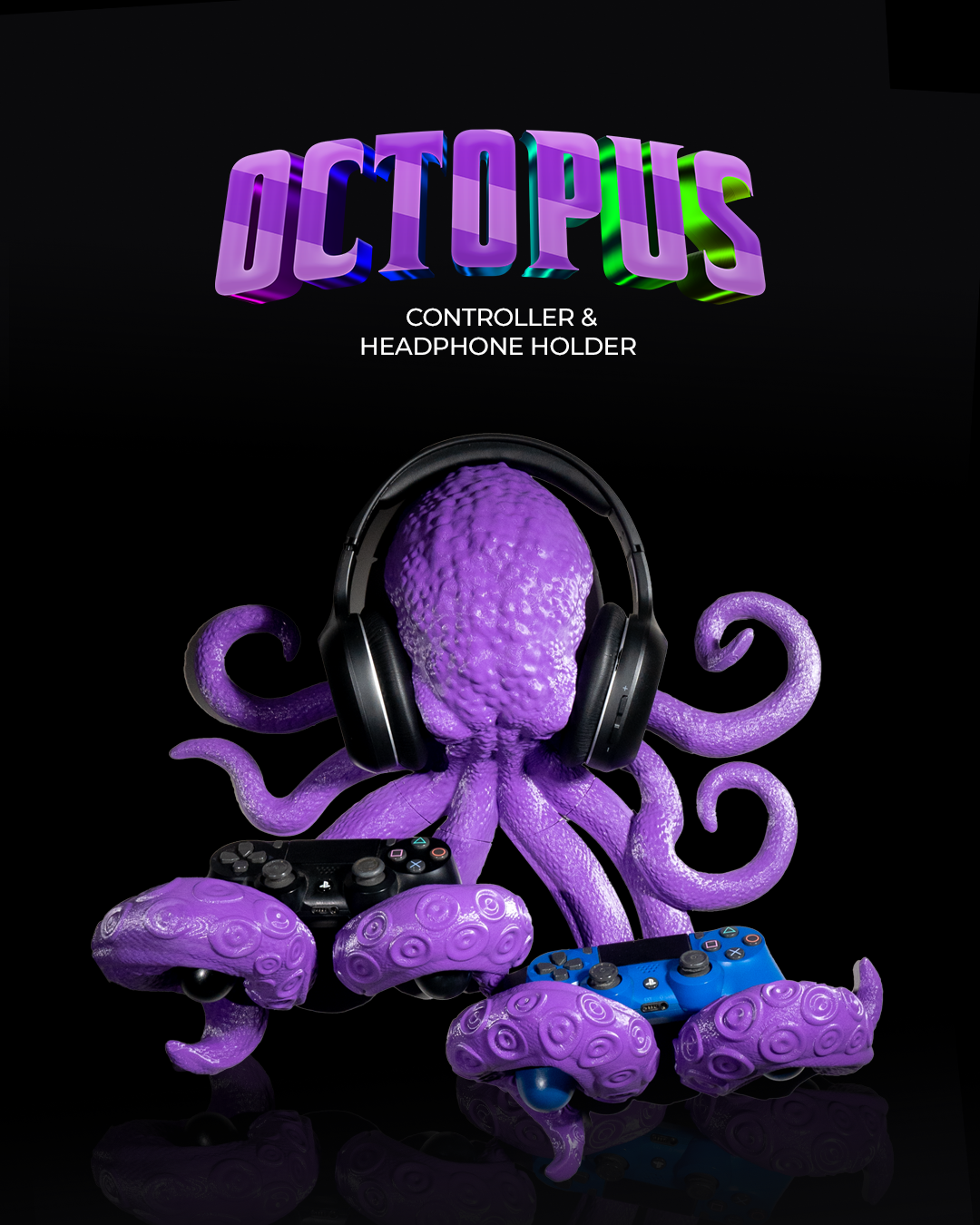 Octopus Controller & Headphone Holder