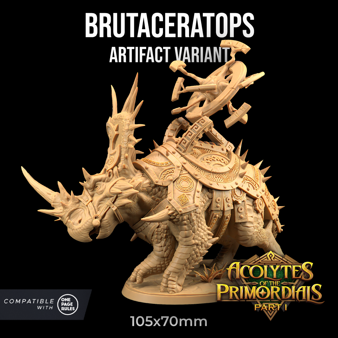 Brutaceratops | PRESUPPORTED | Acolytes of The Primordials Pt. 1