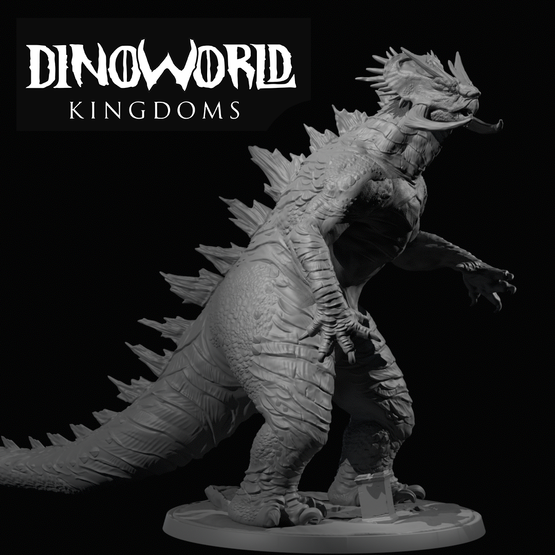 Kaiju ceratopsia monster