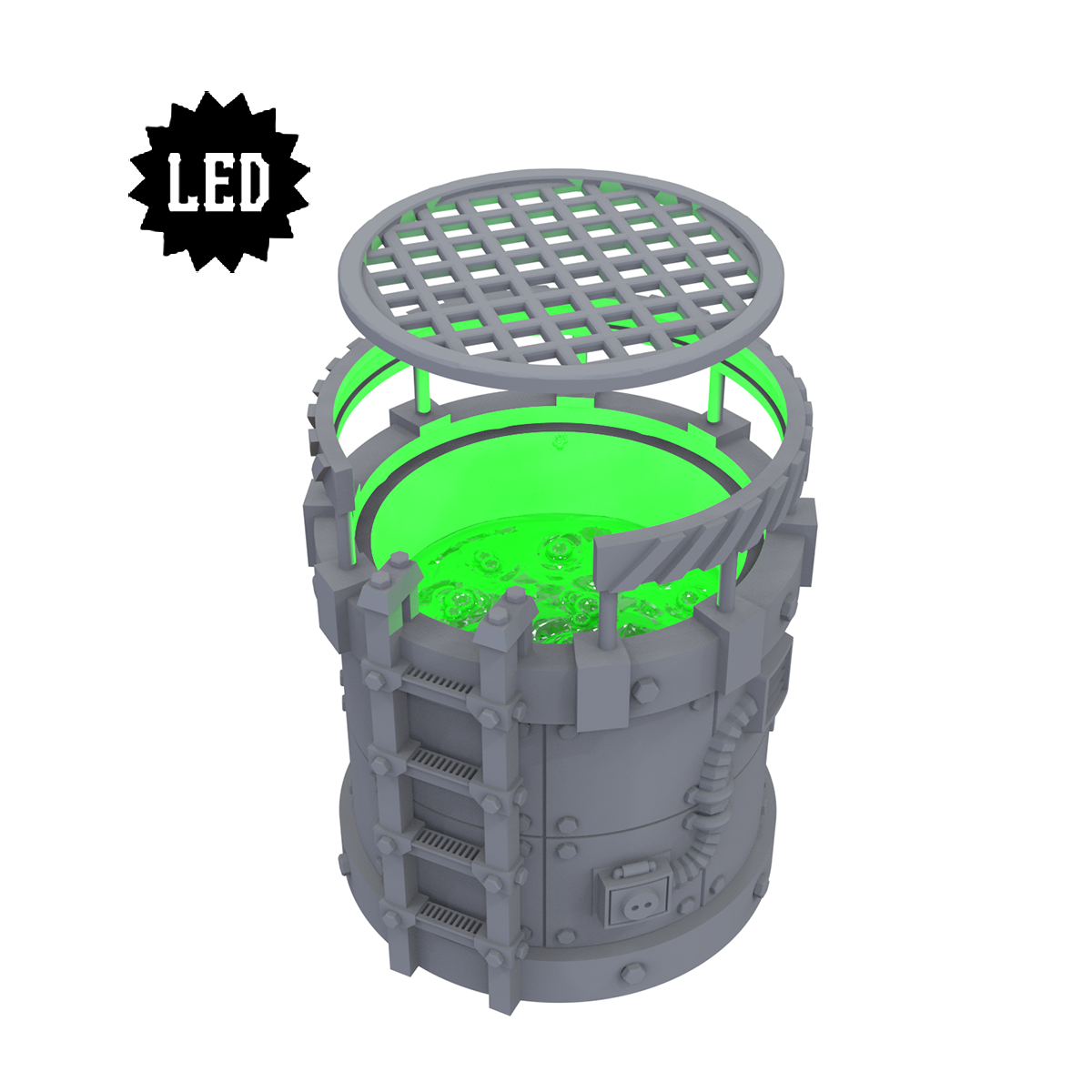 LED Chemical storage tank