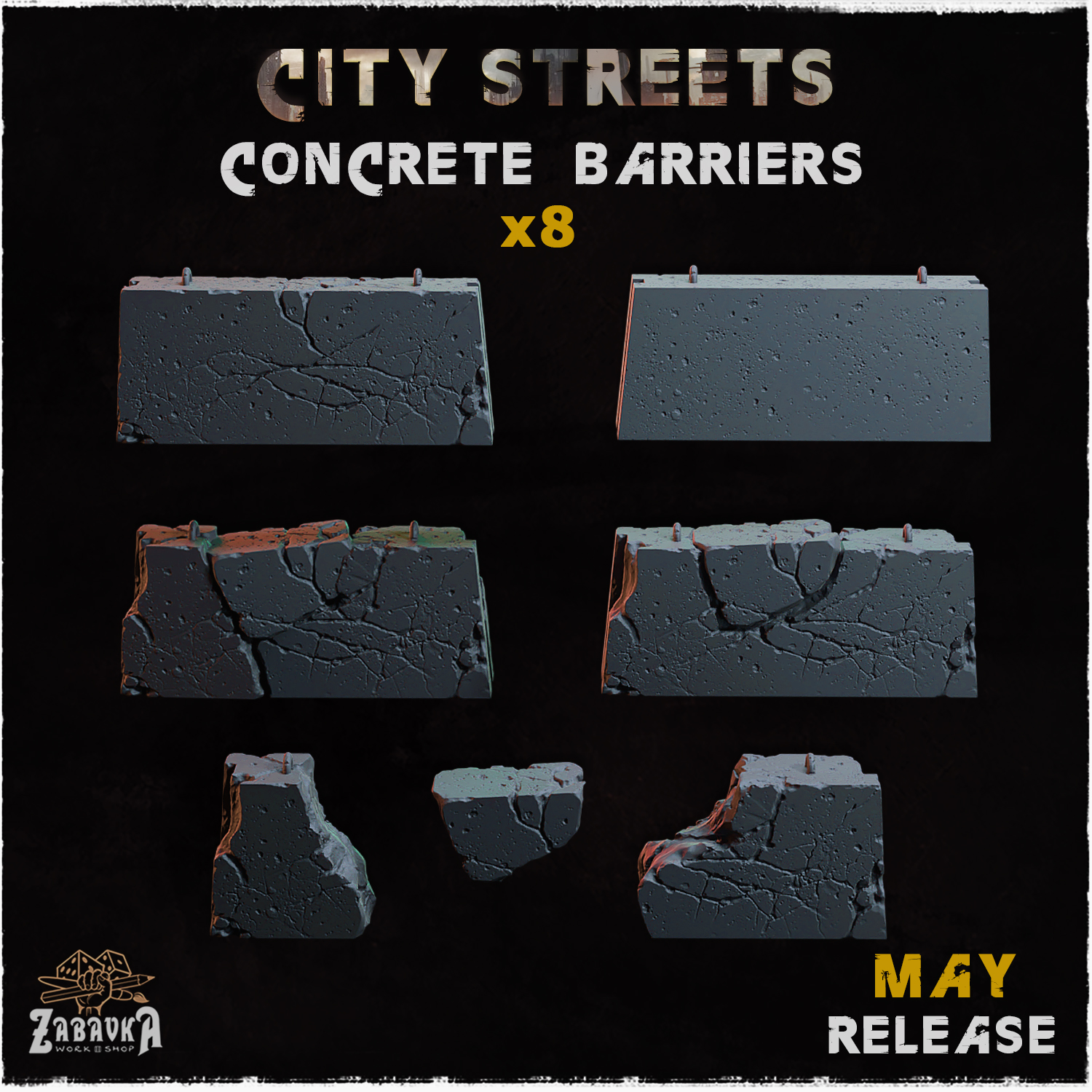 Concrete Barriers - Basing Bits (City streets)