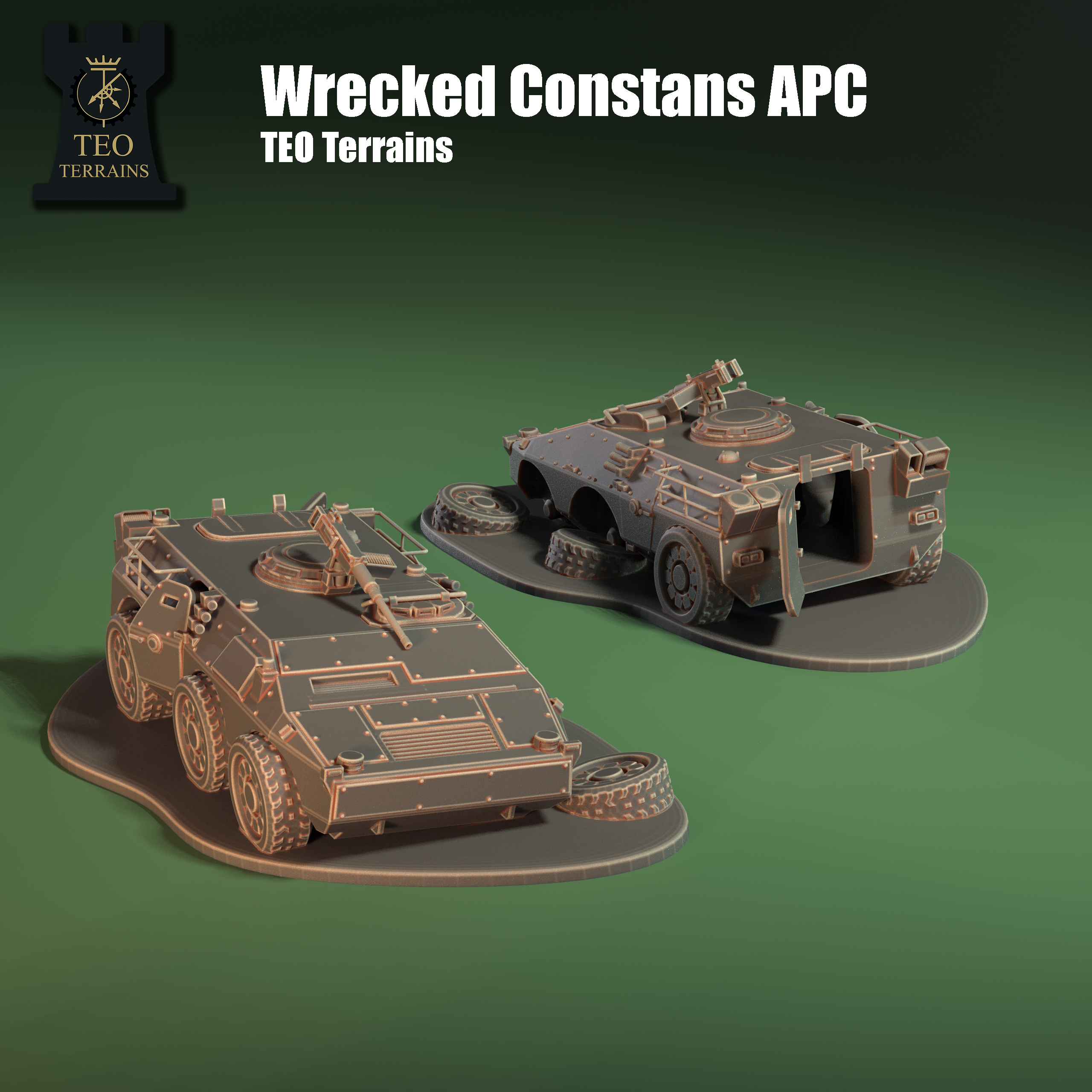 TEO Terrains - Wrecked Constans APC