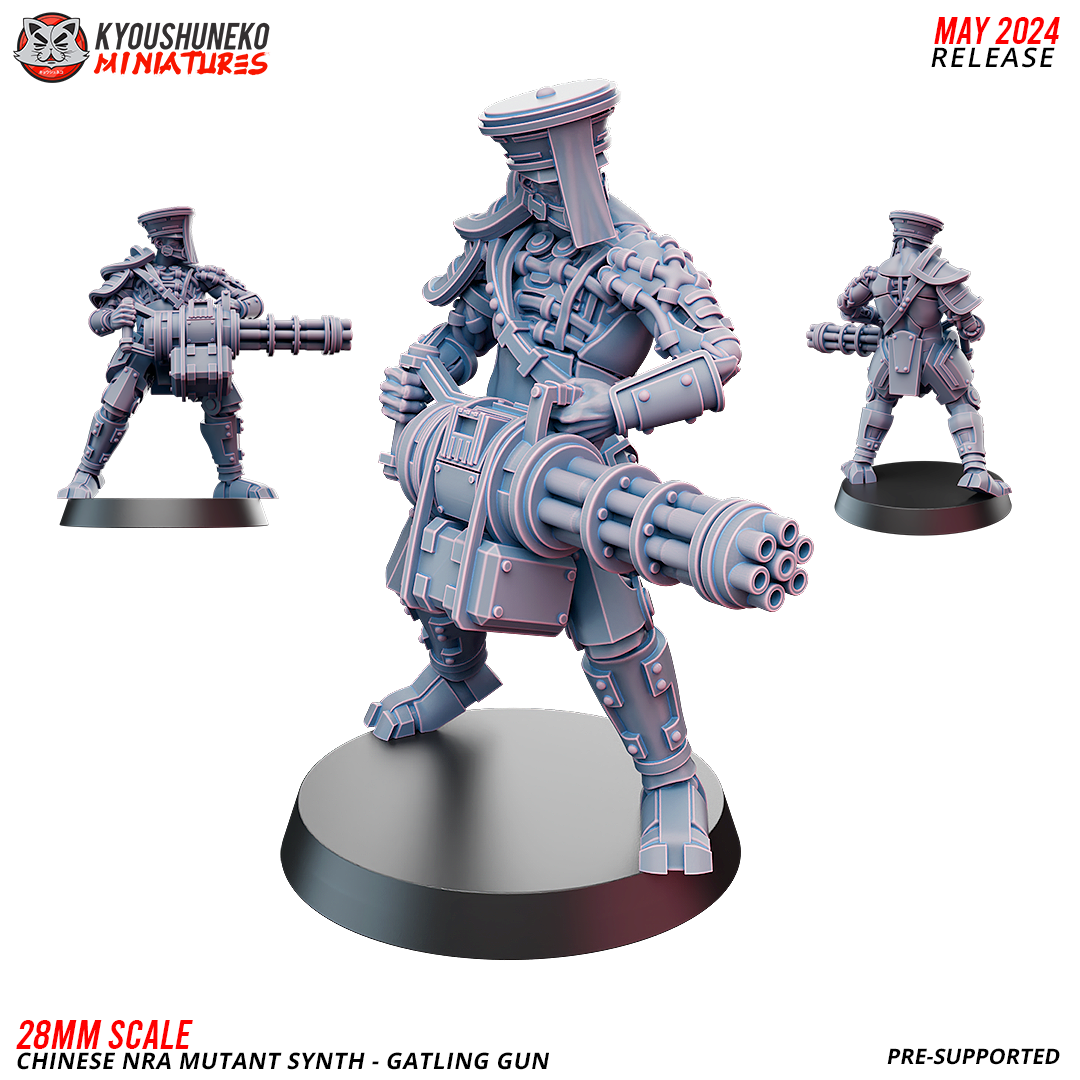 Gatling Gun - Chinese Mutant Synths NRA ww2