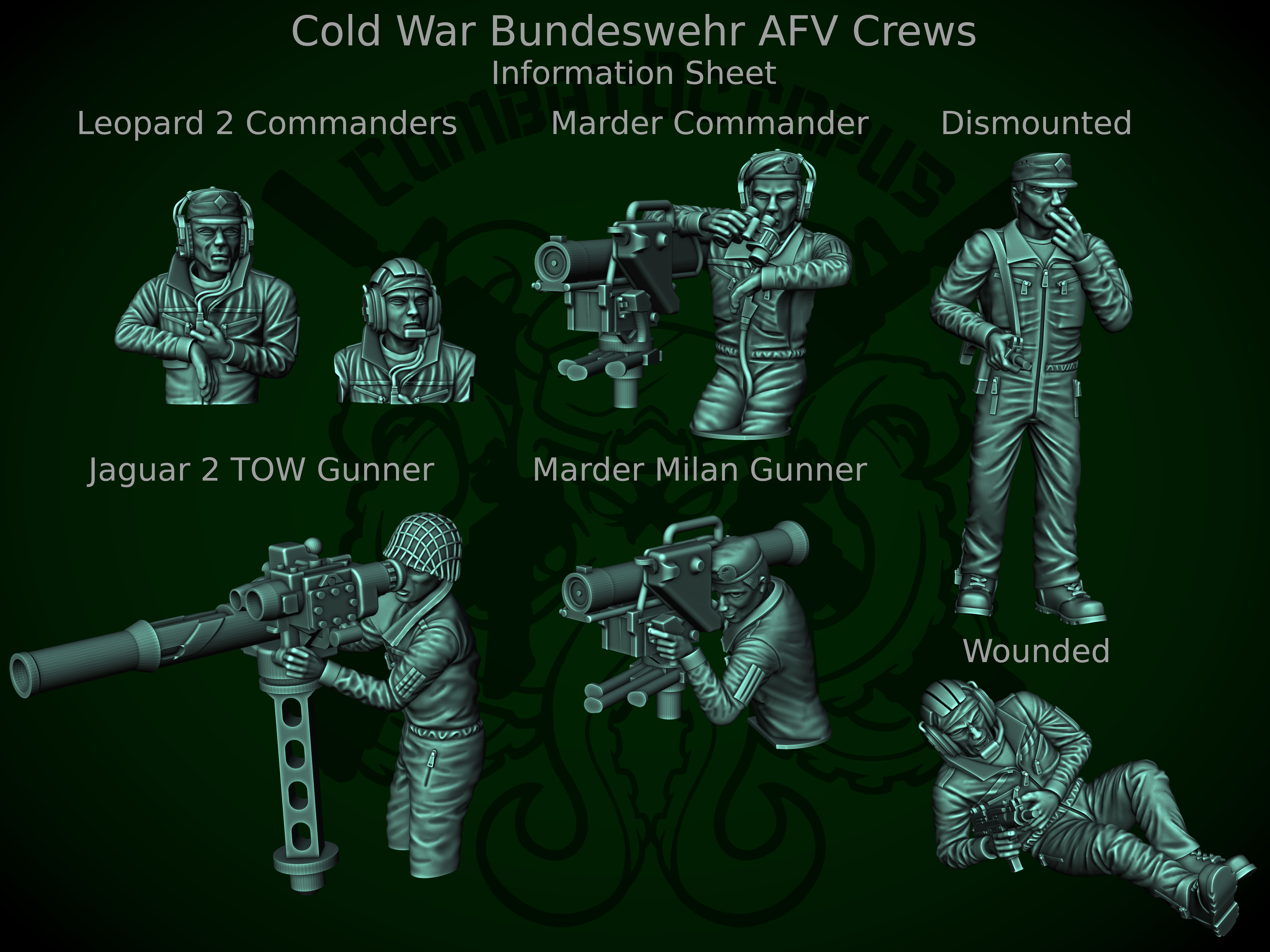 Cold War Bundeswehr AFV Crews