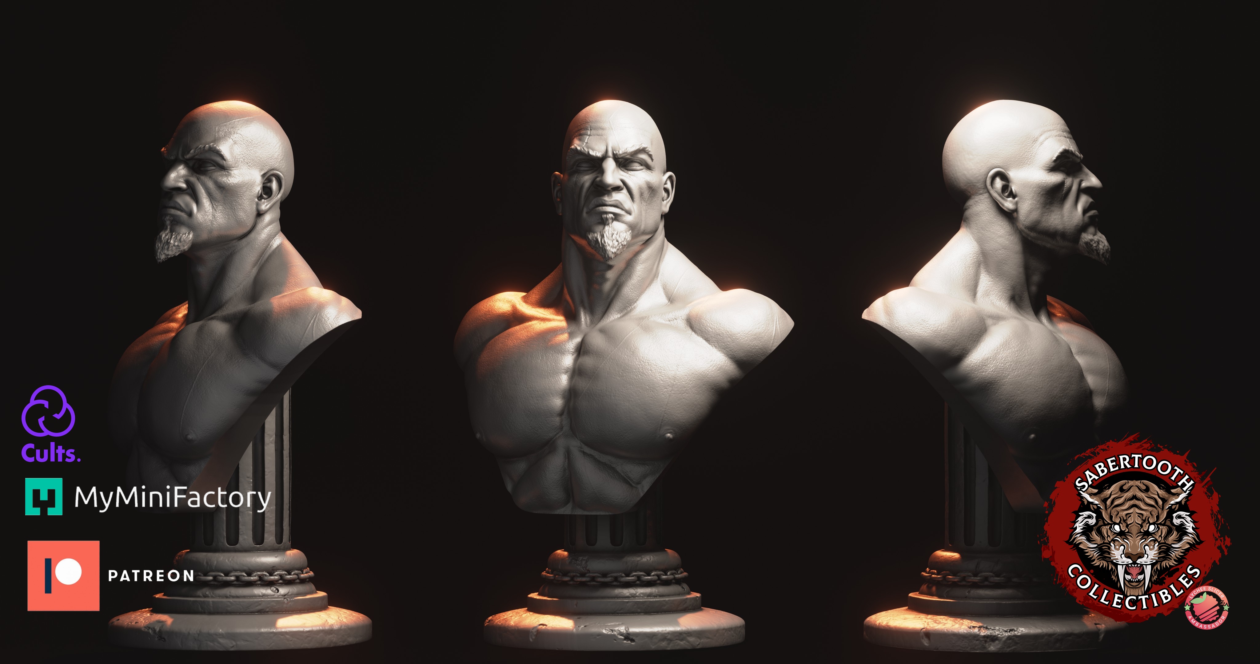 Spartan Warrior Bust