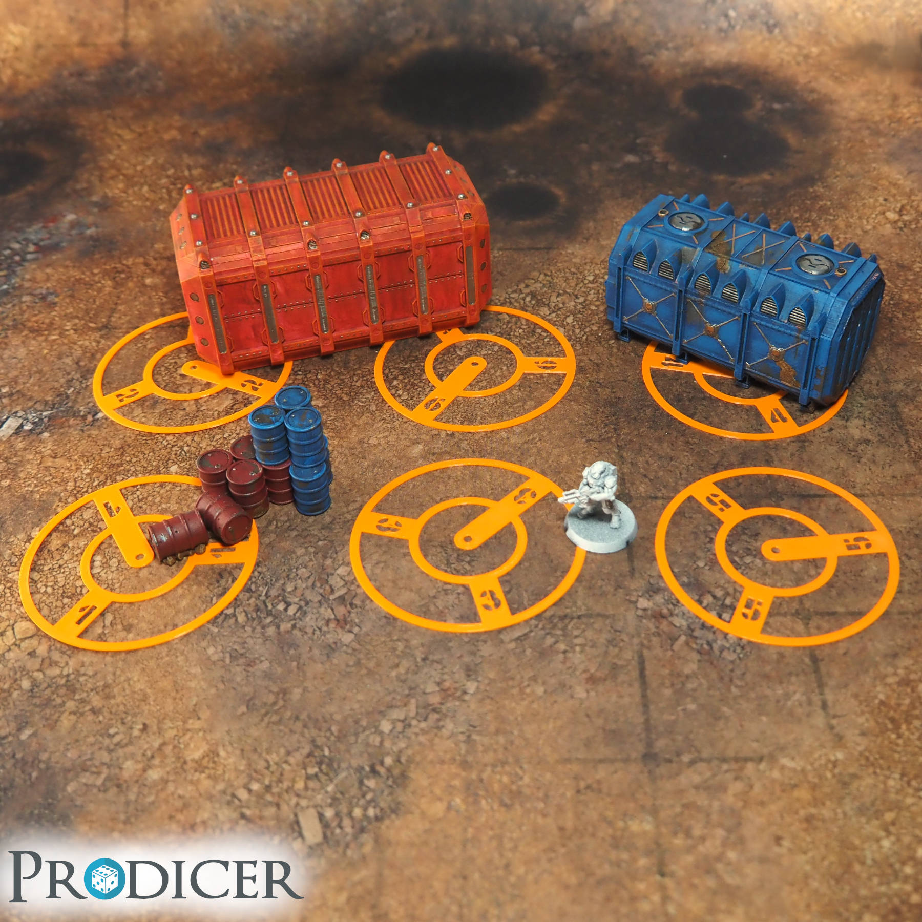 K-Team Mission Objective Marker Set - compatible with Kill Team & Hivestorm