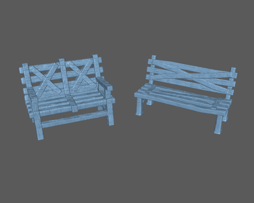 2 different Benches
