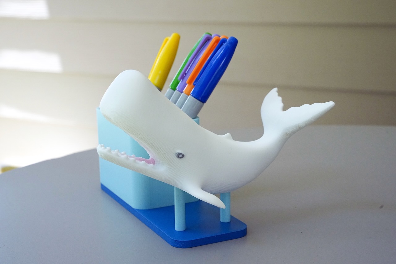Moby Dick pen holder
