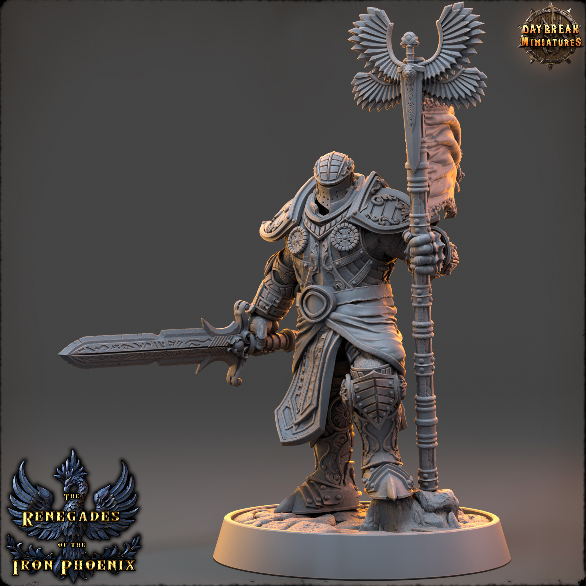 Capitaine Lucien du Griffon Doré - The Renegades of the Iron Phoenix