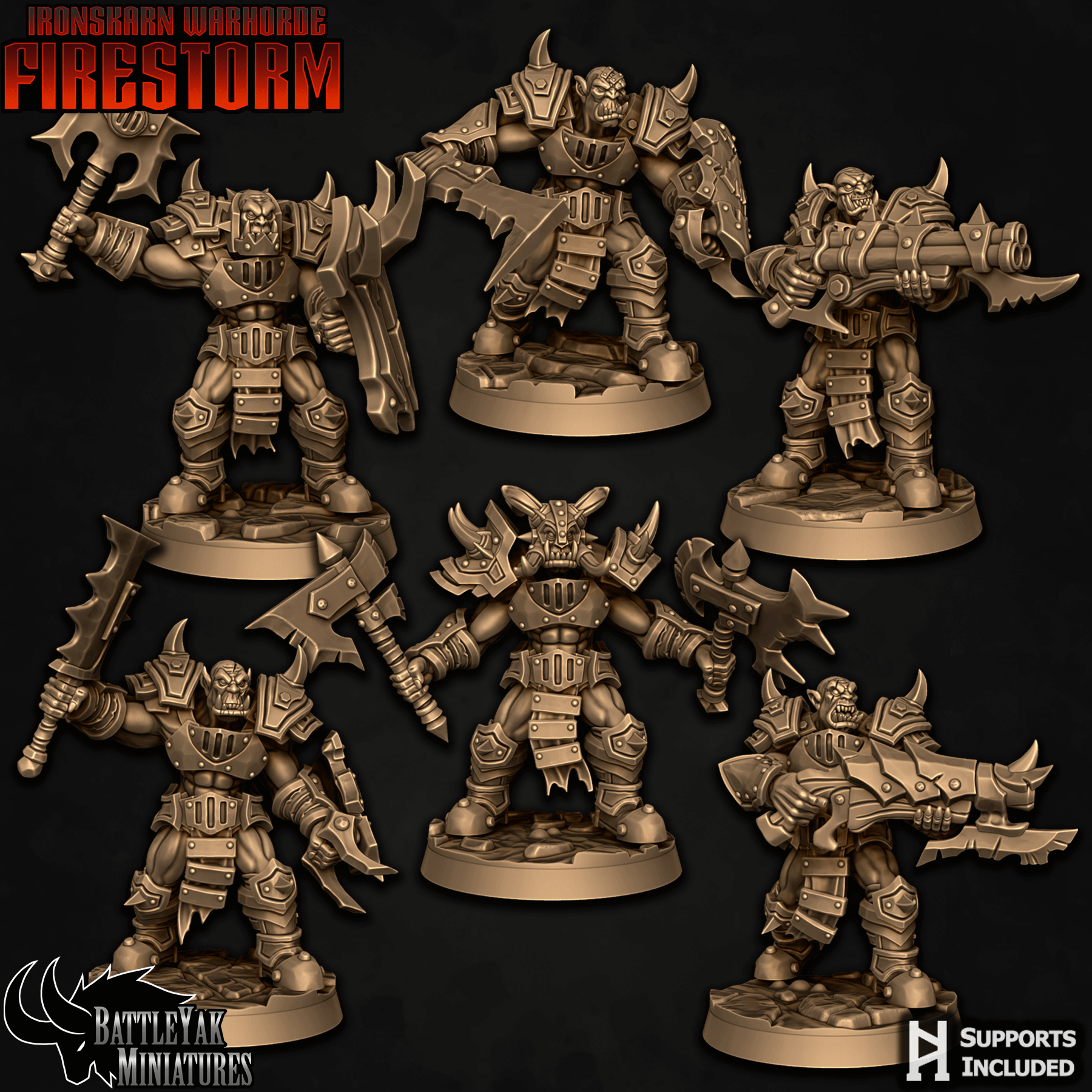Iron'kar Wargrunt (male) Pack