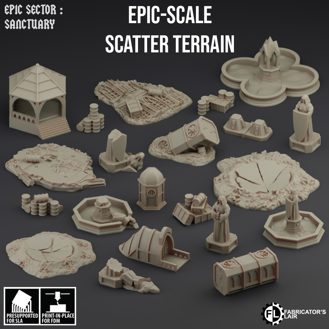 Epic-scale Scatter terrain