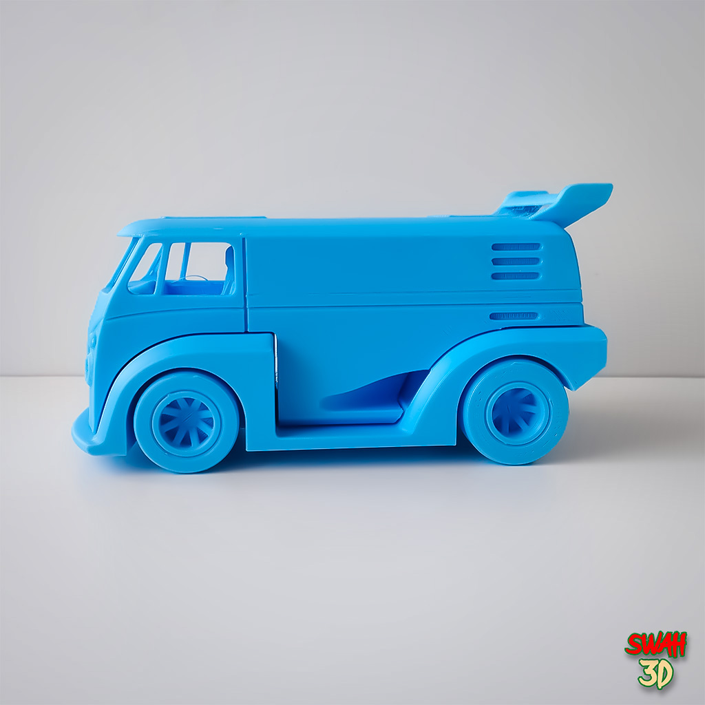 VOLKSWAGEN TRANSPORTER T1 RACING - PRINT IN PLACE, NO SUPPORT