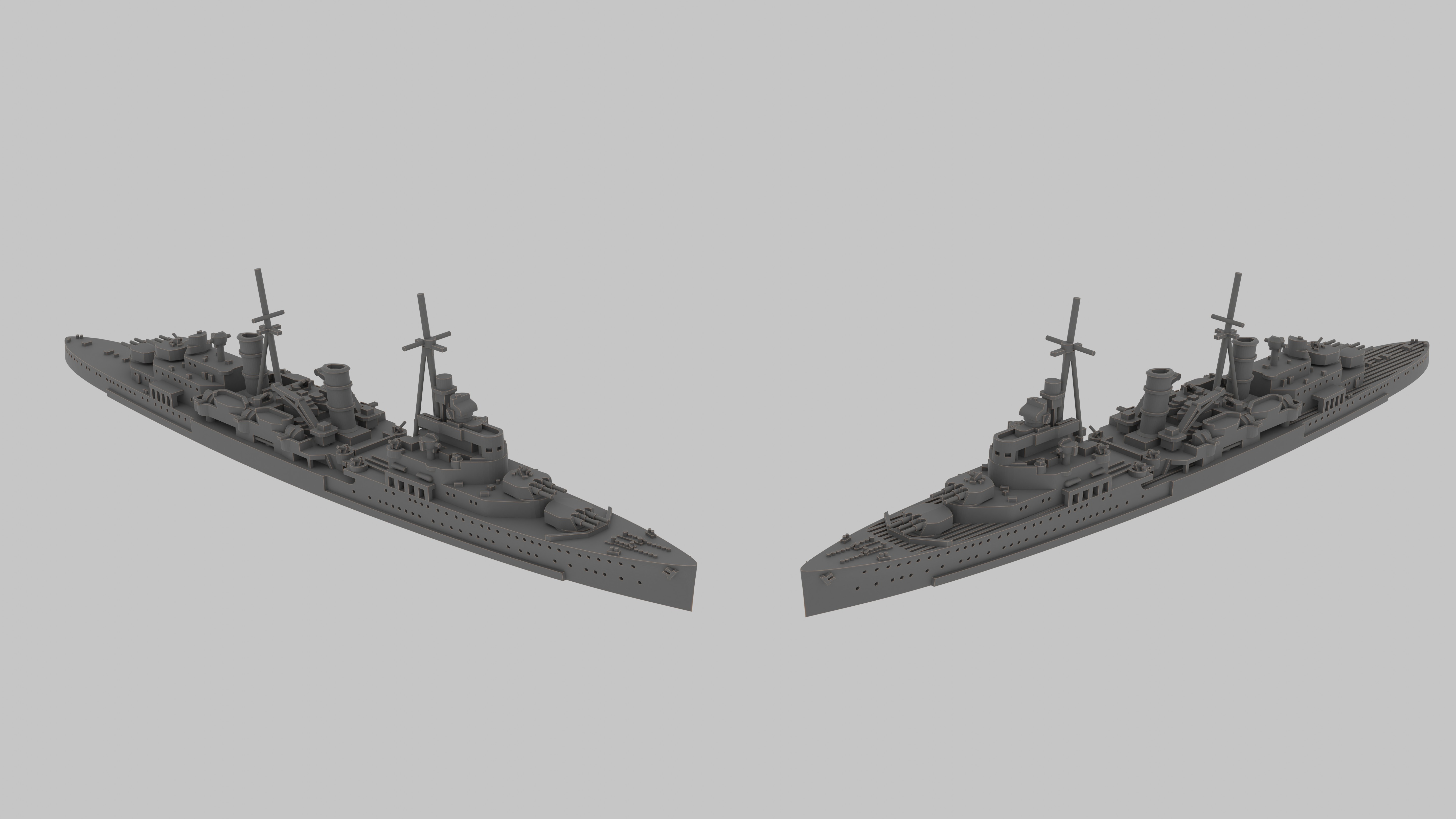 WW2 Royal Navy Town class light cruiser Edinburgh subclass multiple scales