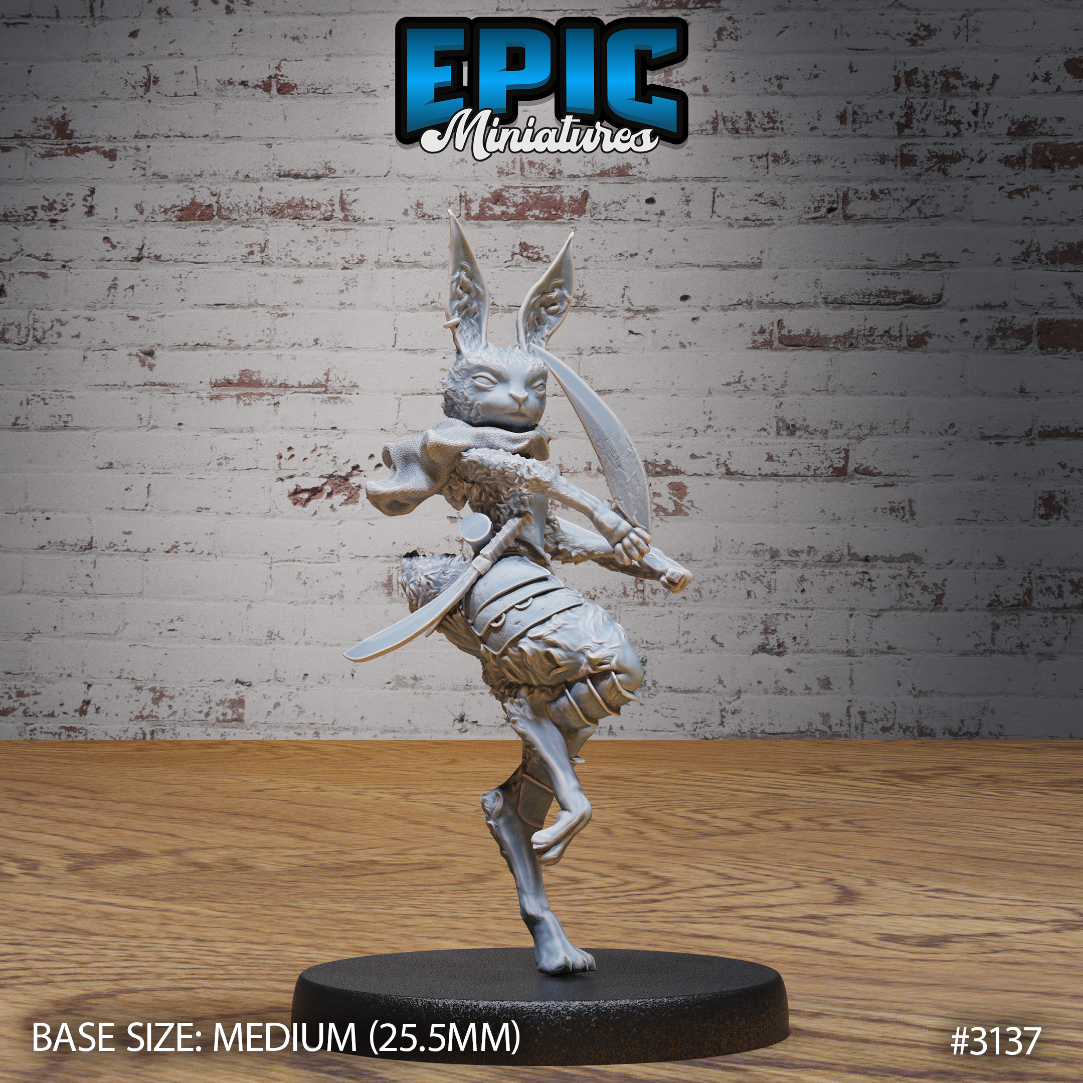 Rabbit Folk Warrior / Bunny Warrior / Rodent Tribe / Wild Animal Humanoid / Hare Army