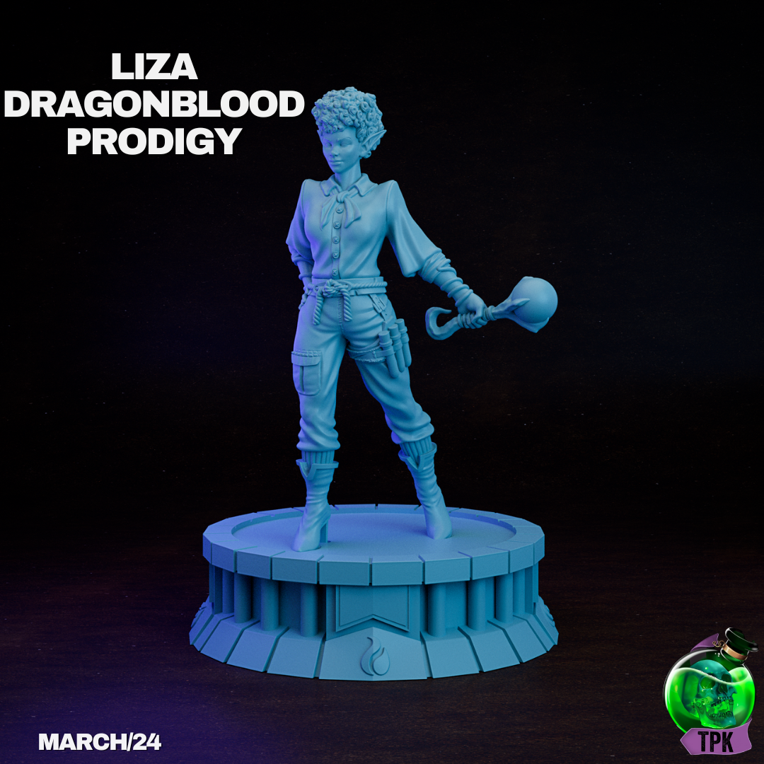 Liza Dragonblood Prodigy Pose A