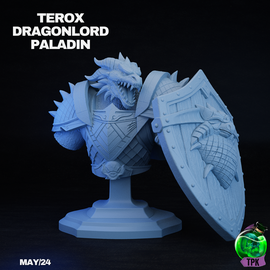 Terox Dragonlord Paladin Bust