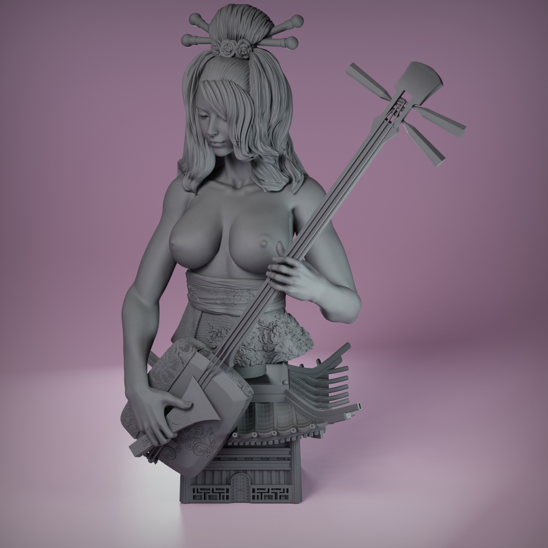 BUST NSFW Benzaiten - Goddess of Eloquence
