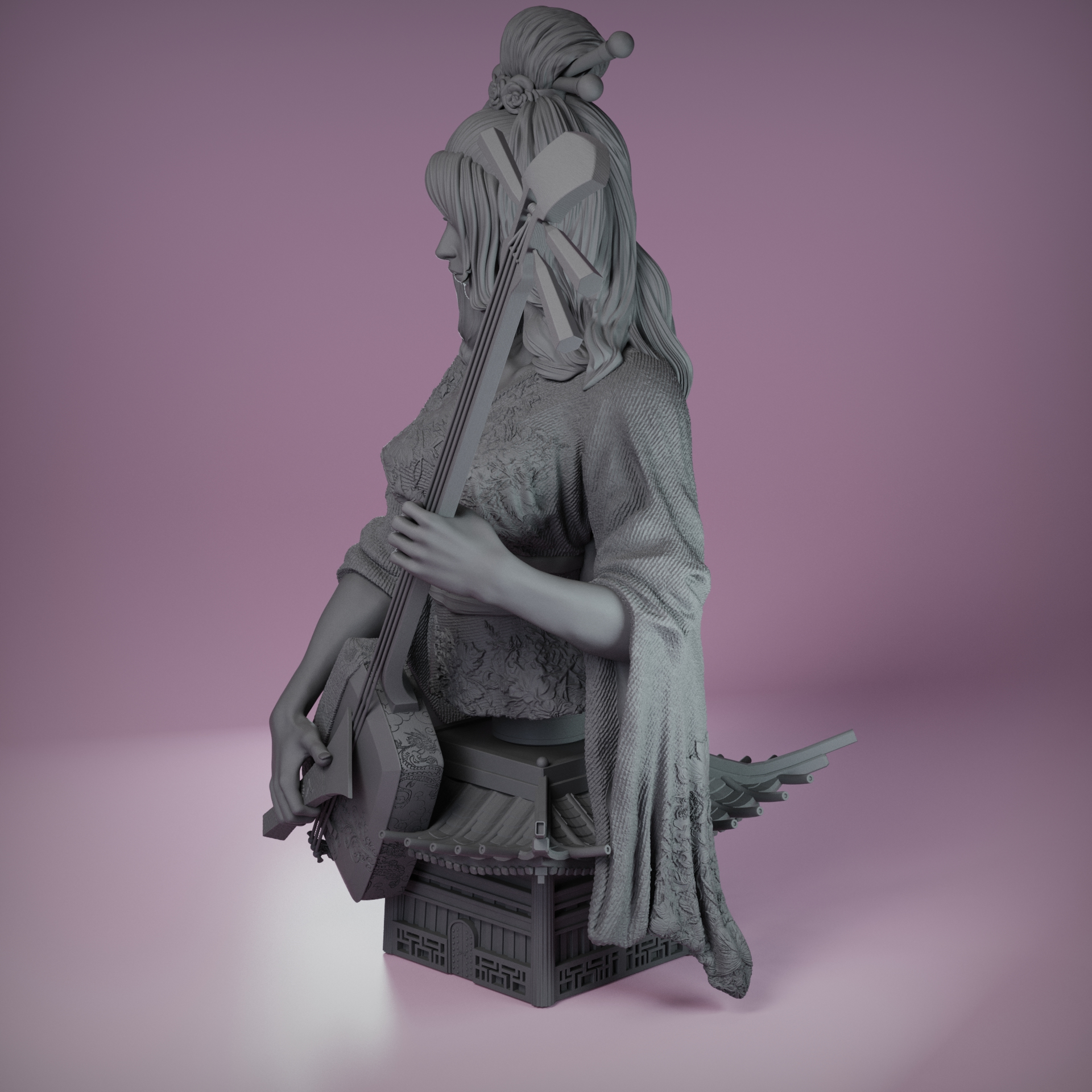 BUST Benzaiten - Goddess of Eloquence