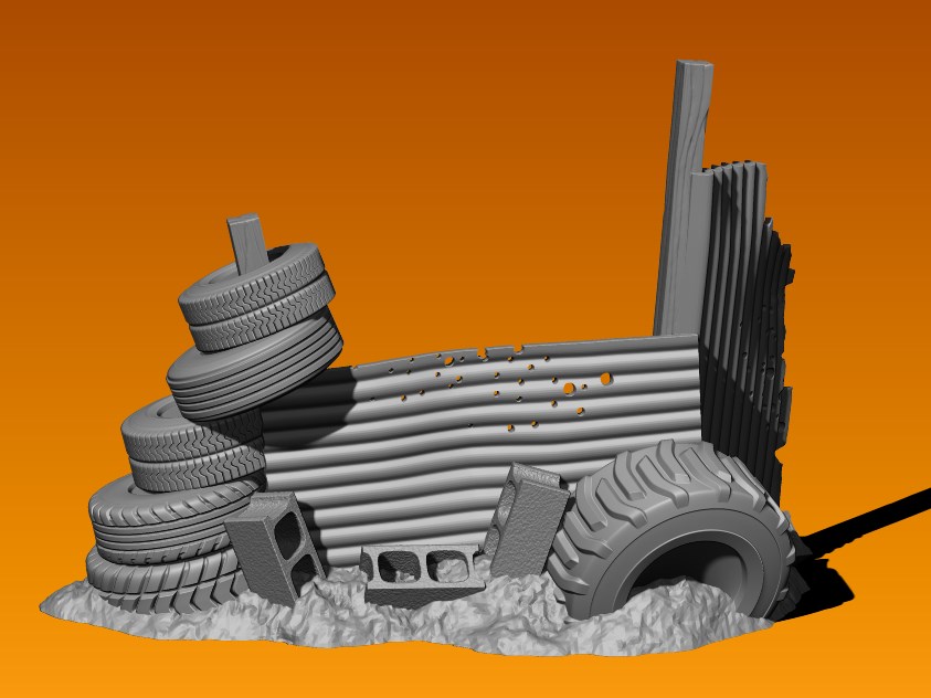 Junk Pile Wall #1