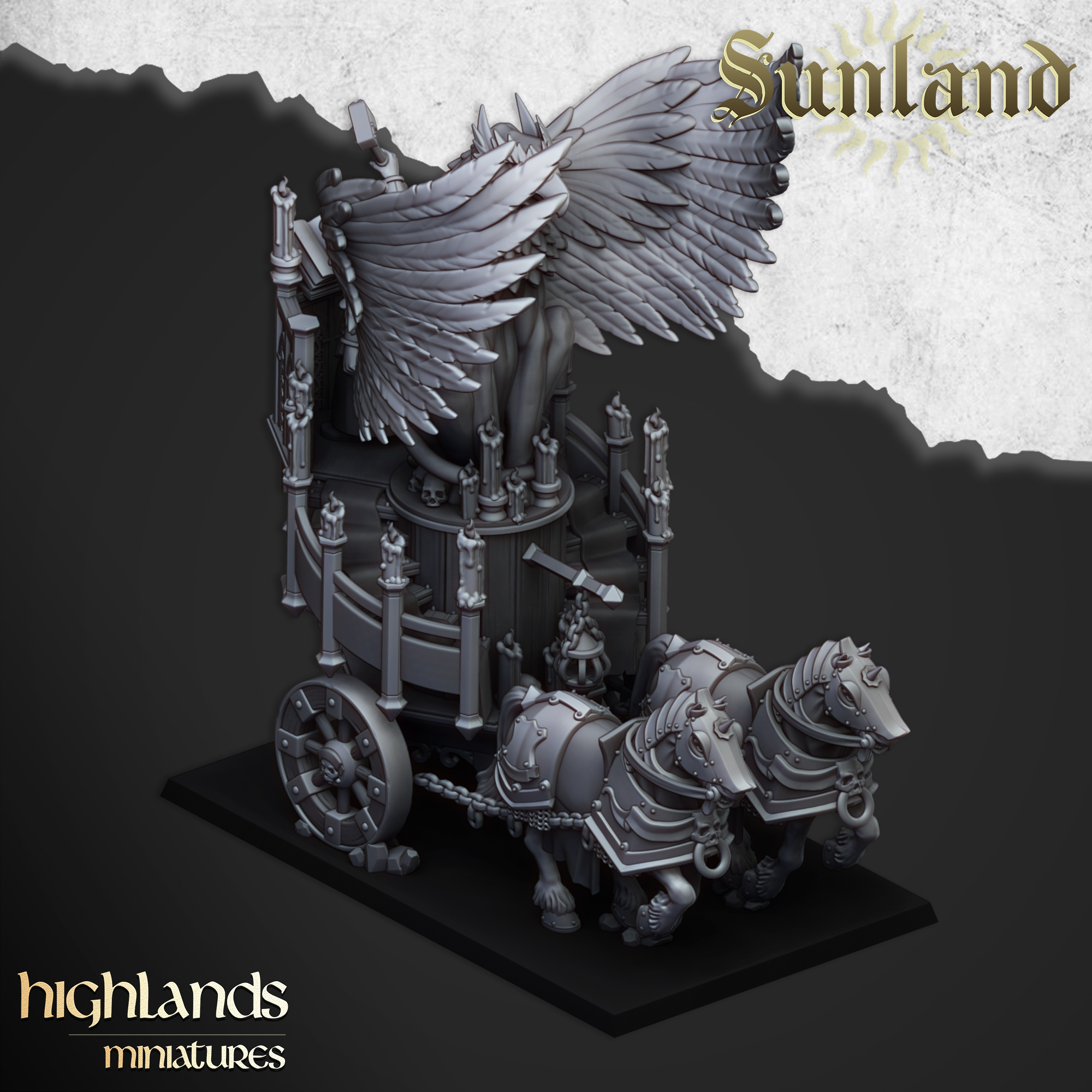 Sunland Altar Wagon - Highlands Miniatures