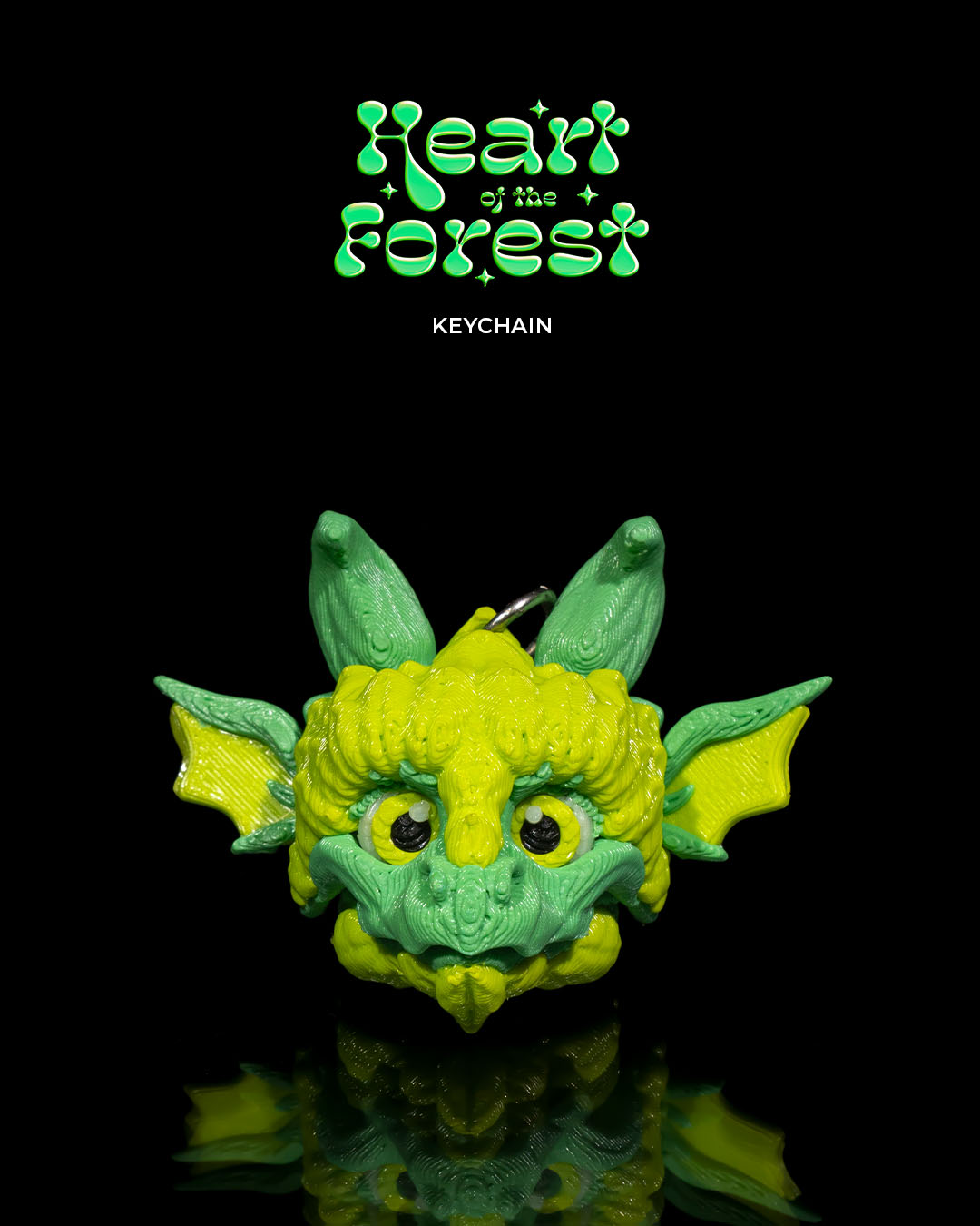 Heart of the Forest Keychain