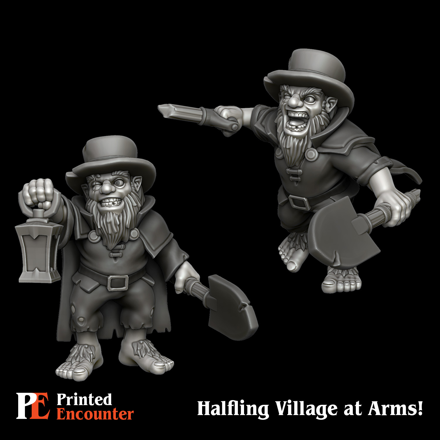 Halfling Grave Digger - At Arms!
