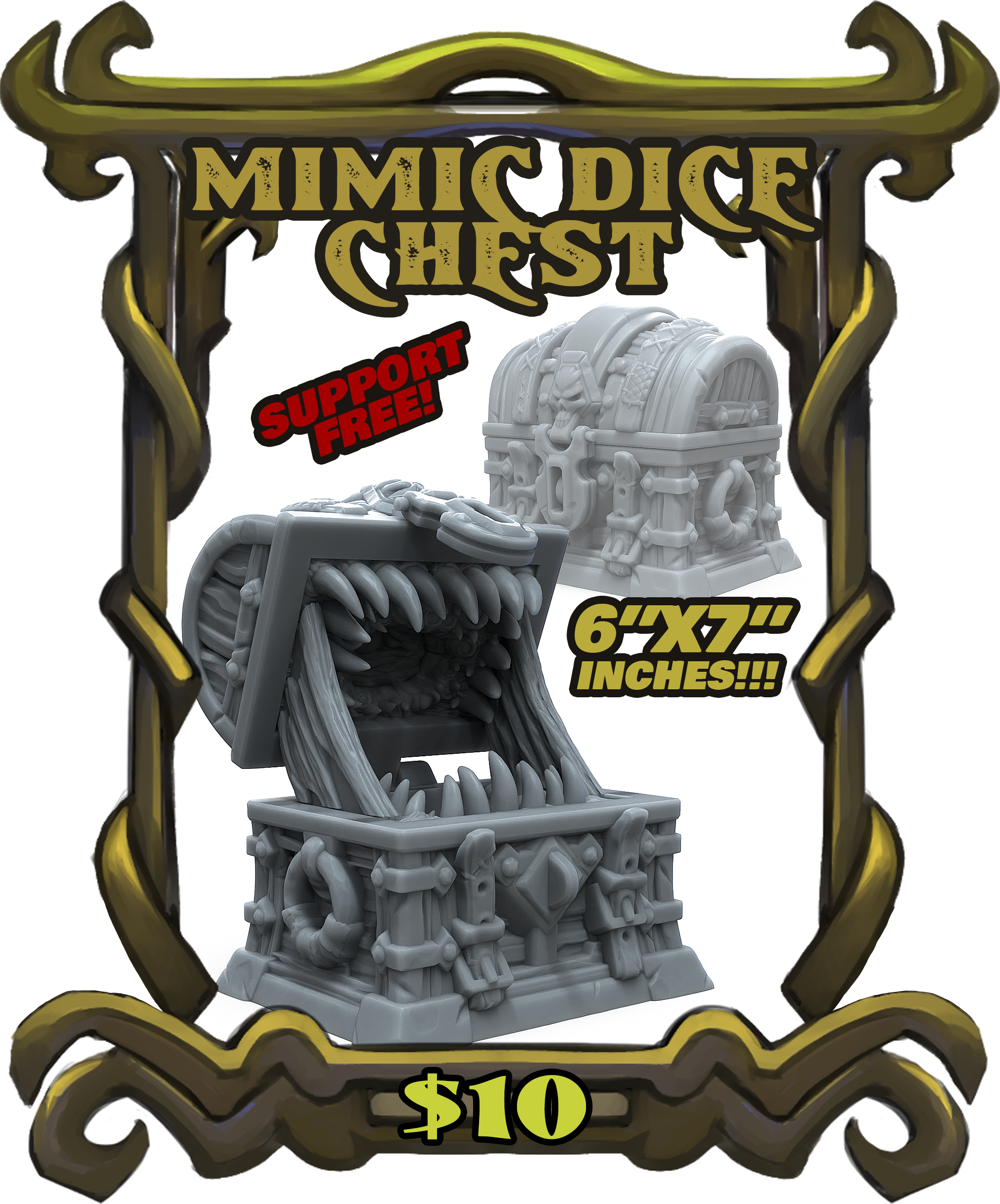 The Castle Mimic Dice Chest