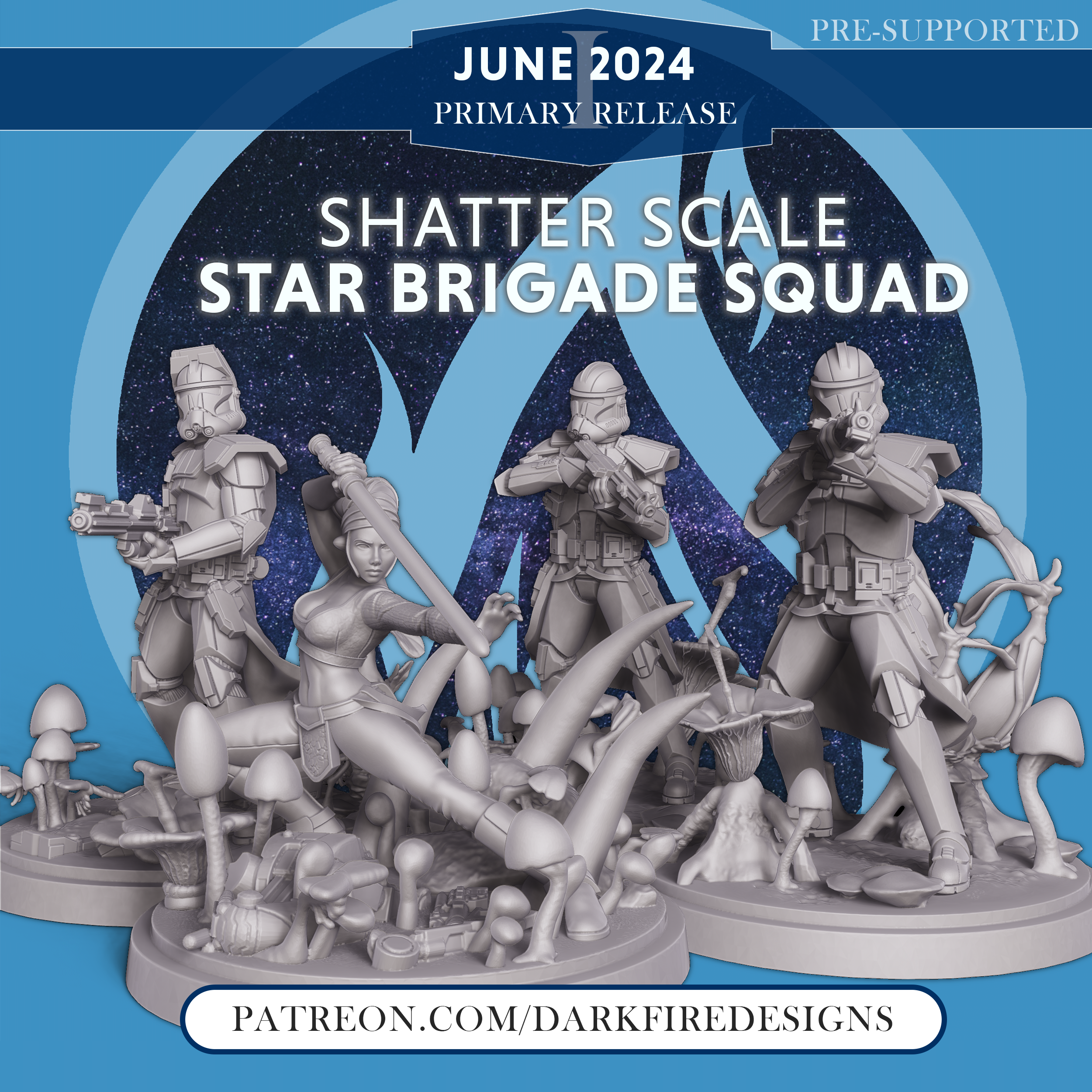 Star Brigade Squad (Shatter Scale)