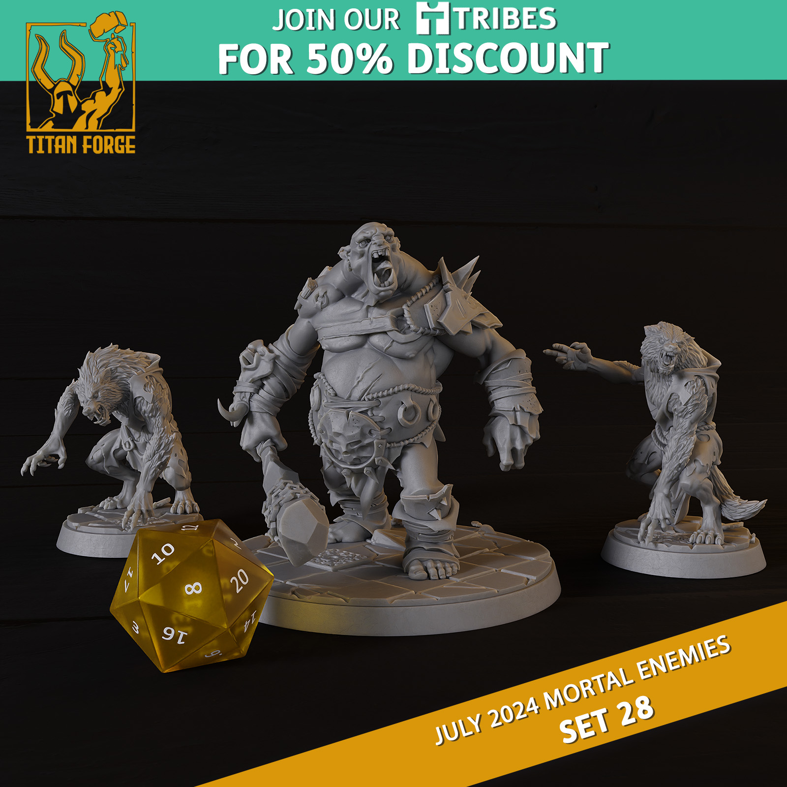 RPG - Monsters DnD 5e - Mortal Enemies Set 28