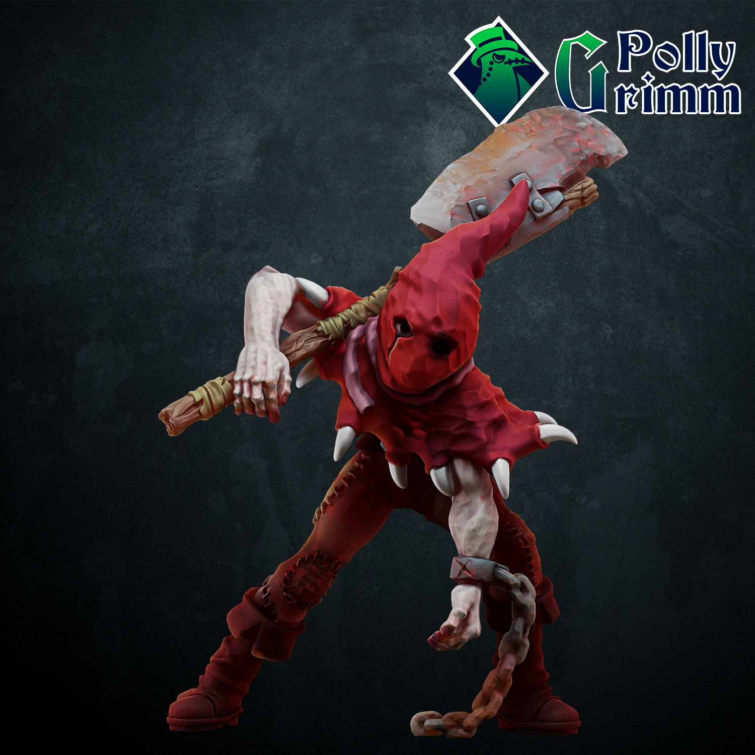 Empire of sin. Tabletop miniature. Meat guard, cursed butcher