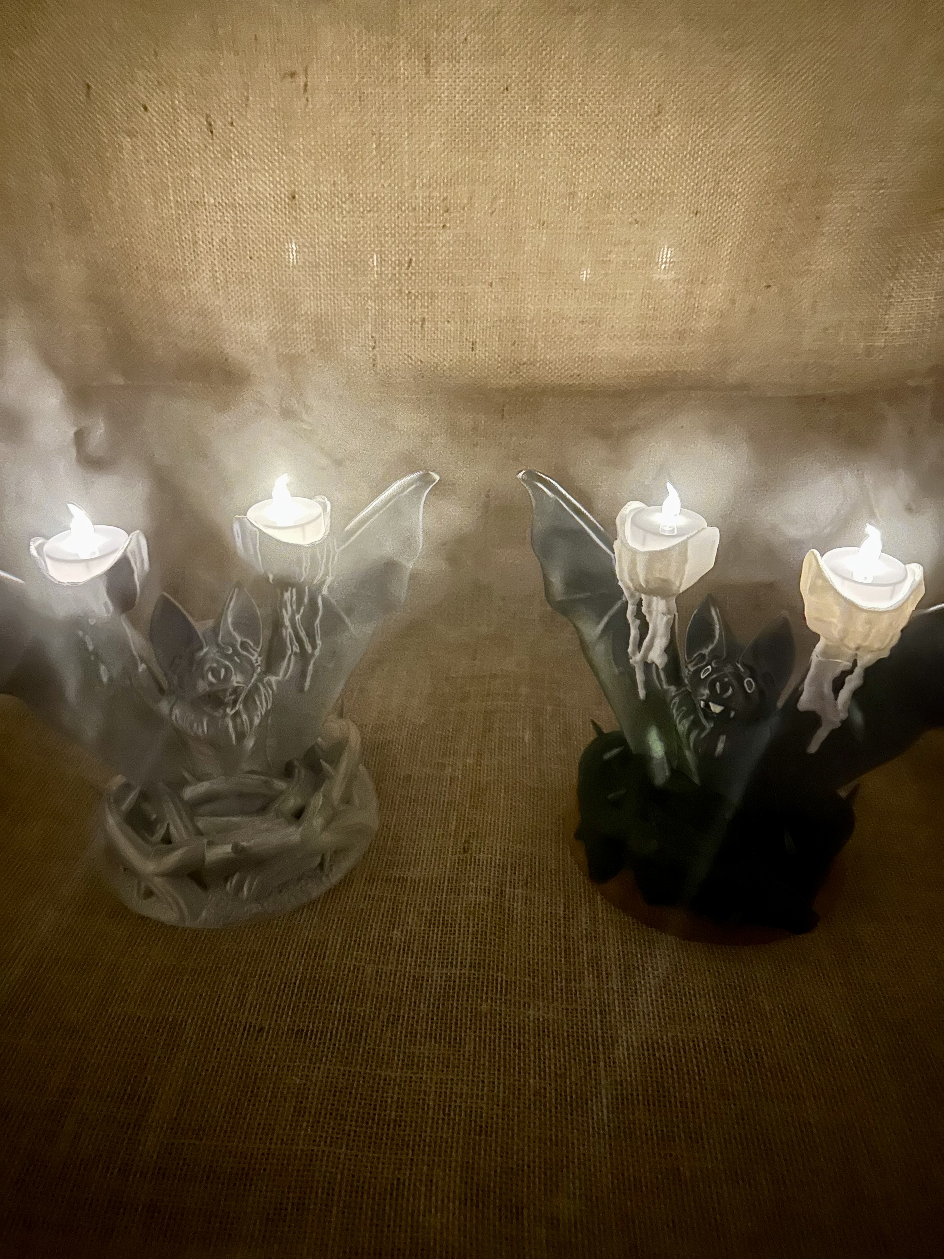 Vampire Bat Tea Light Holder
