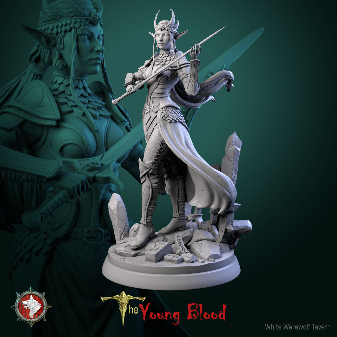 Ysselara Stone Heart 32mm and 75mm pre-supported