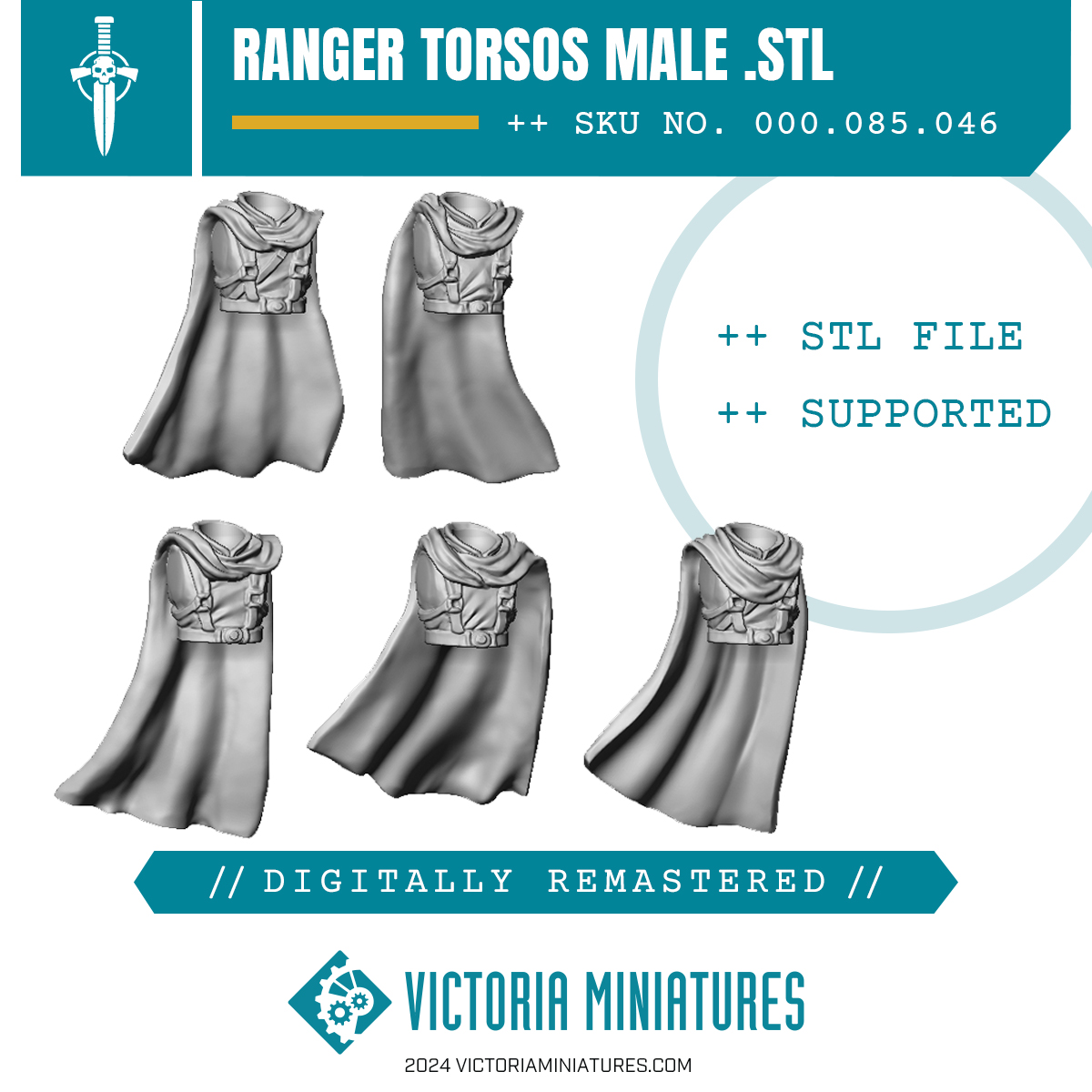 Ranger Torsos Male x5 Remastered
