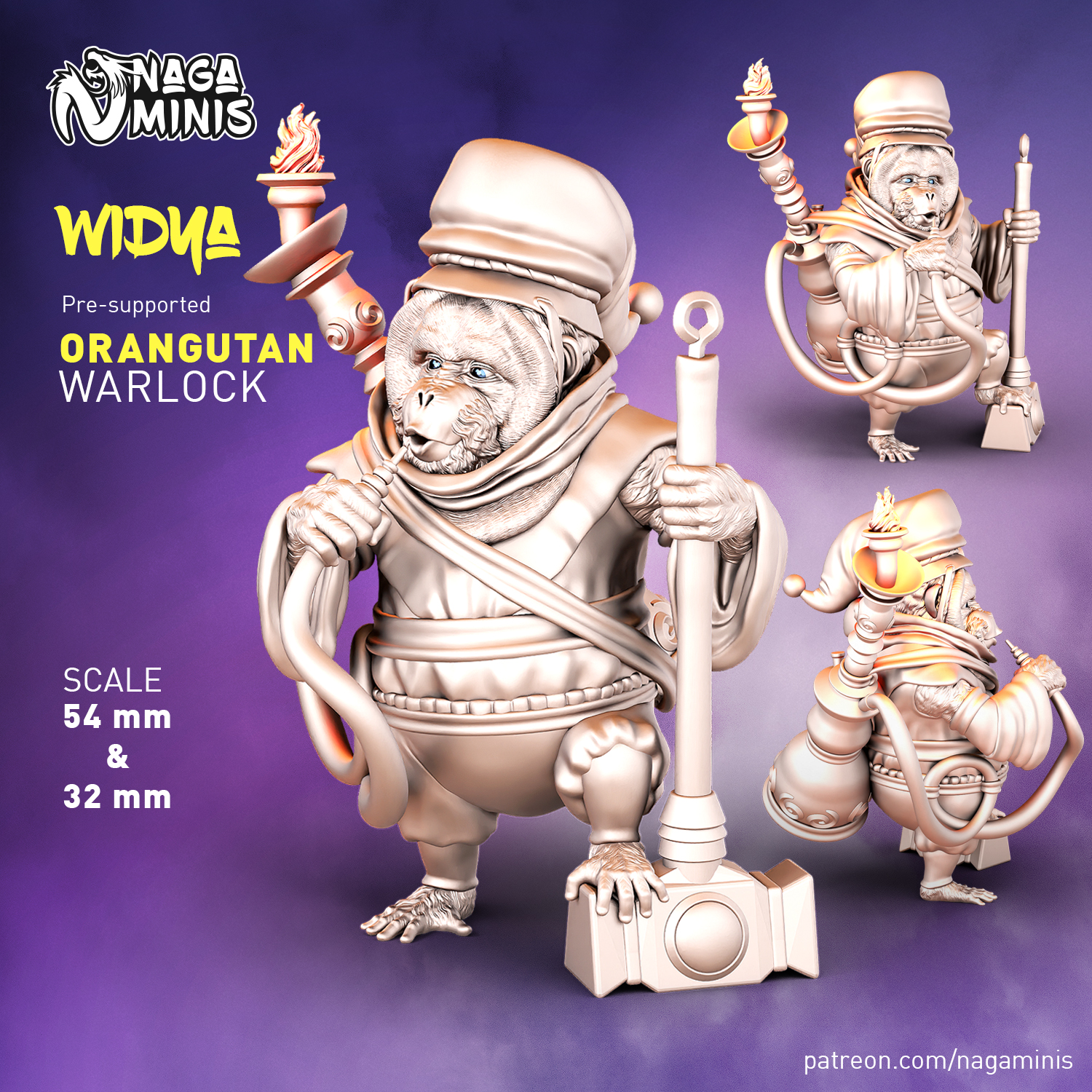 (Pre-supported) Orang Utan Folk Warlock