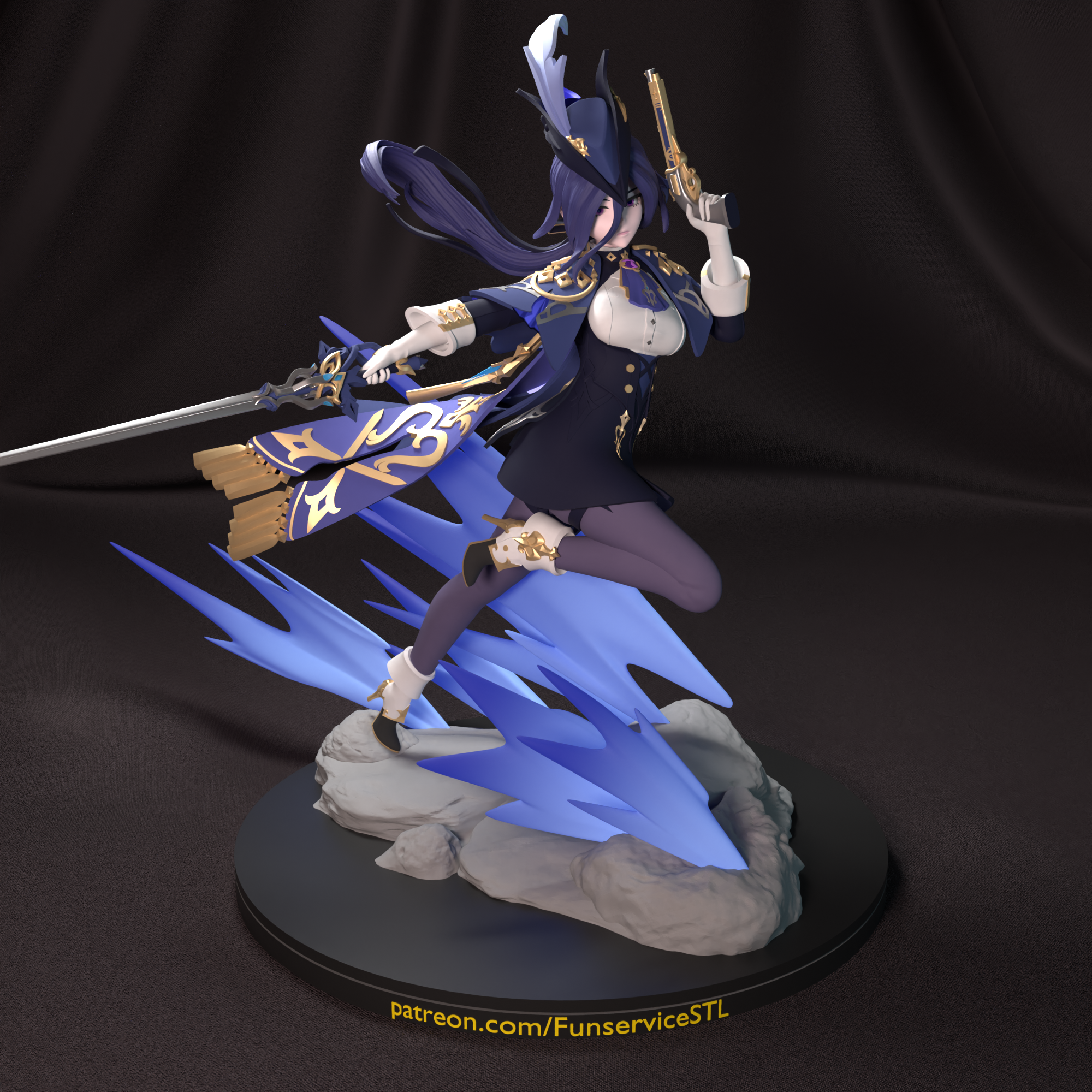 SFW and NSFW Fontaine Champion Duelist