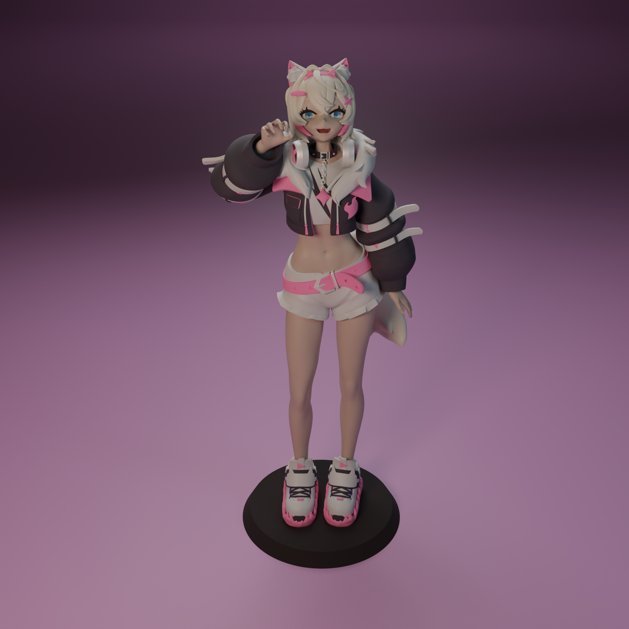 Vtuber furry girl