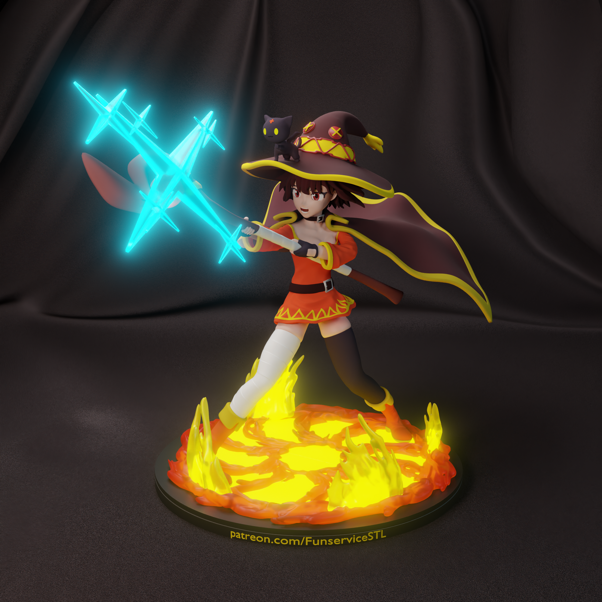 SFW Crimson demon anime girl