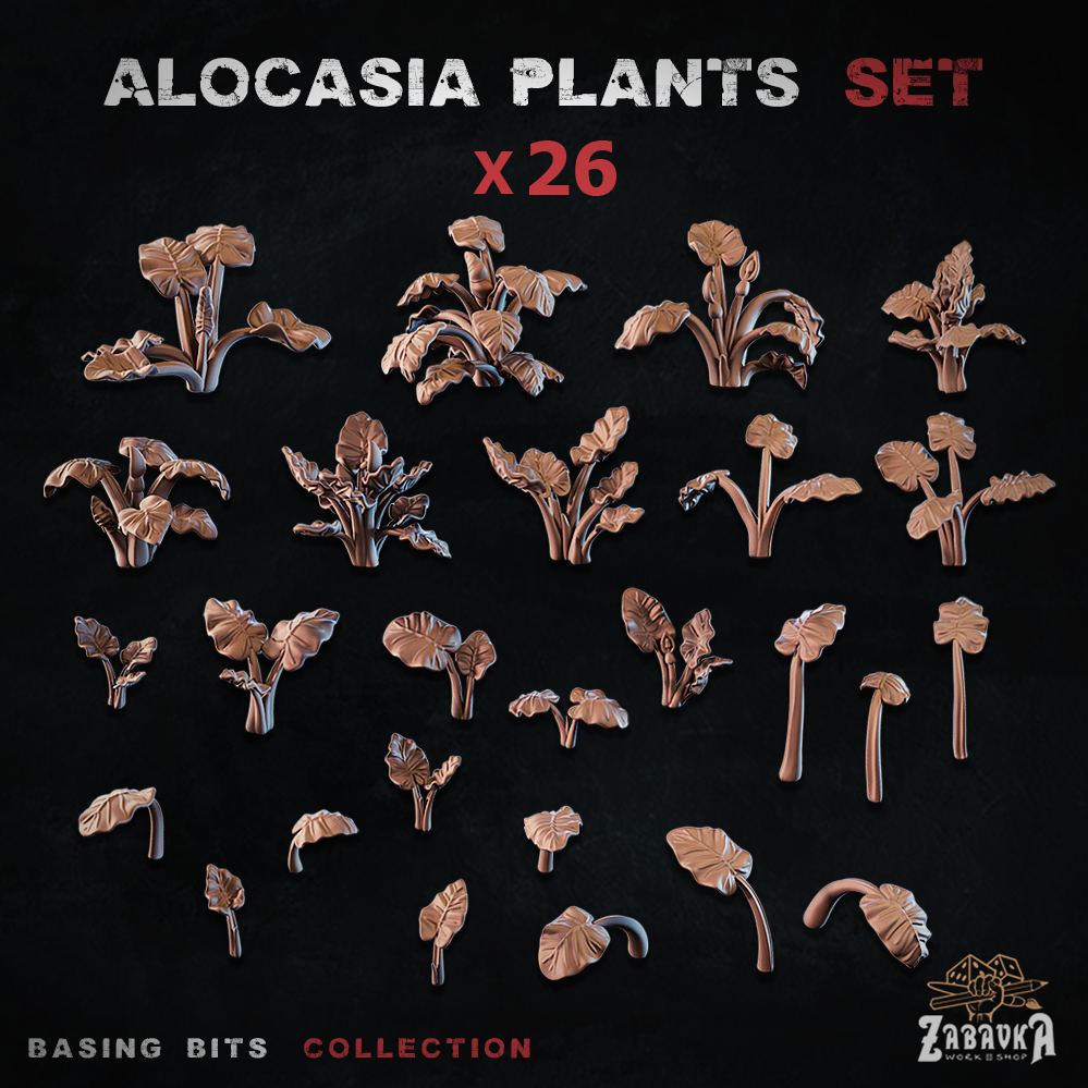 Alocasia Plants - Basing Bits (Plants)